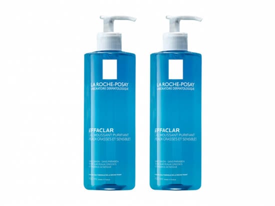 【LA ROCHE POSAY】EFFACLAR GEL MOUSSANT PURIFIANT SANS SAVON 400ml <13.53 fl oz> 2pc