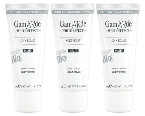 【GAMARDE】WHITE EFFECT SOIN ECLAT NUIT 40ml <1.4 fl oz> 3pc