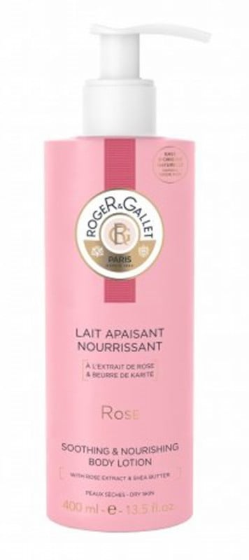 【ROGER & GALLET】FLEUR DE ROSE LAIT APAISANT NOURRISSANT 400ml <13.5 fl oz>