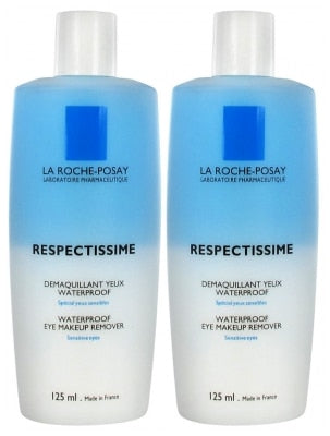【LA ROCHE POSAY】RESPECTISSIME DEMAQUILLANT YEUX WATERPROOF 125ml <4.23 fl oz> 2pc