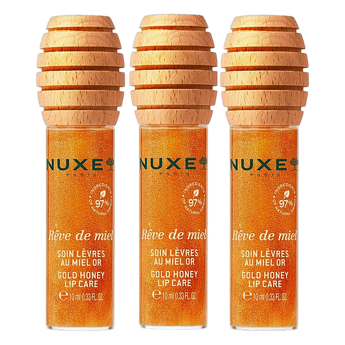 Nuxe Rêve de Miel® Gold Honey Lip Care 10 mL 3pc Set