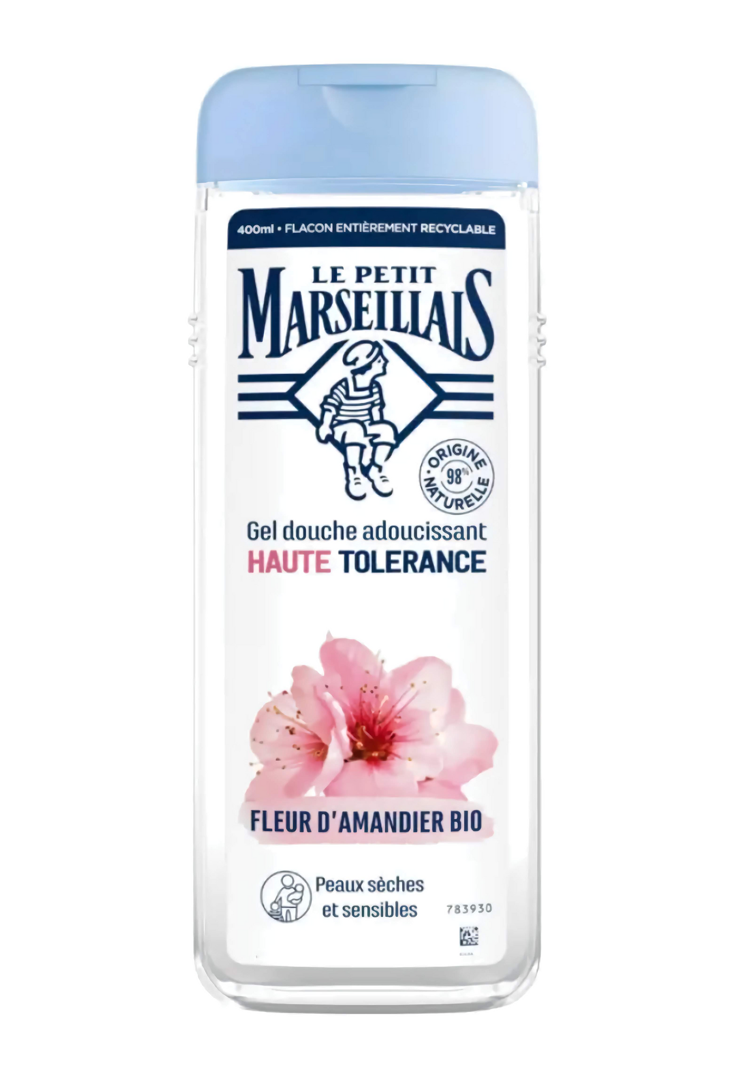 【Le Petit Marseillais】High Tolerance Softening Shower Gel with Almond Organic 400 mL <13.53 fl oz>