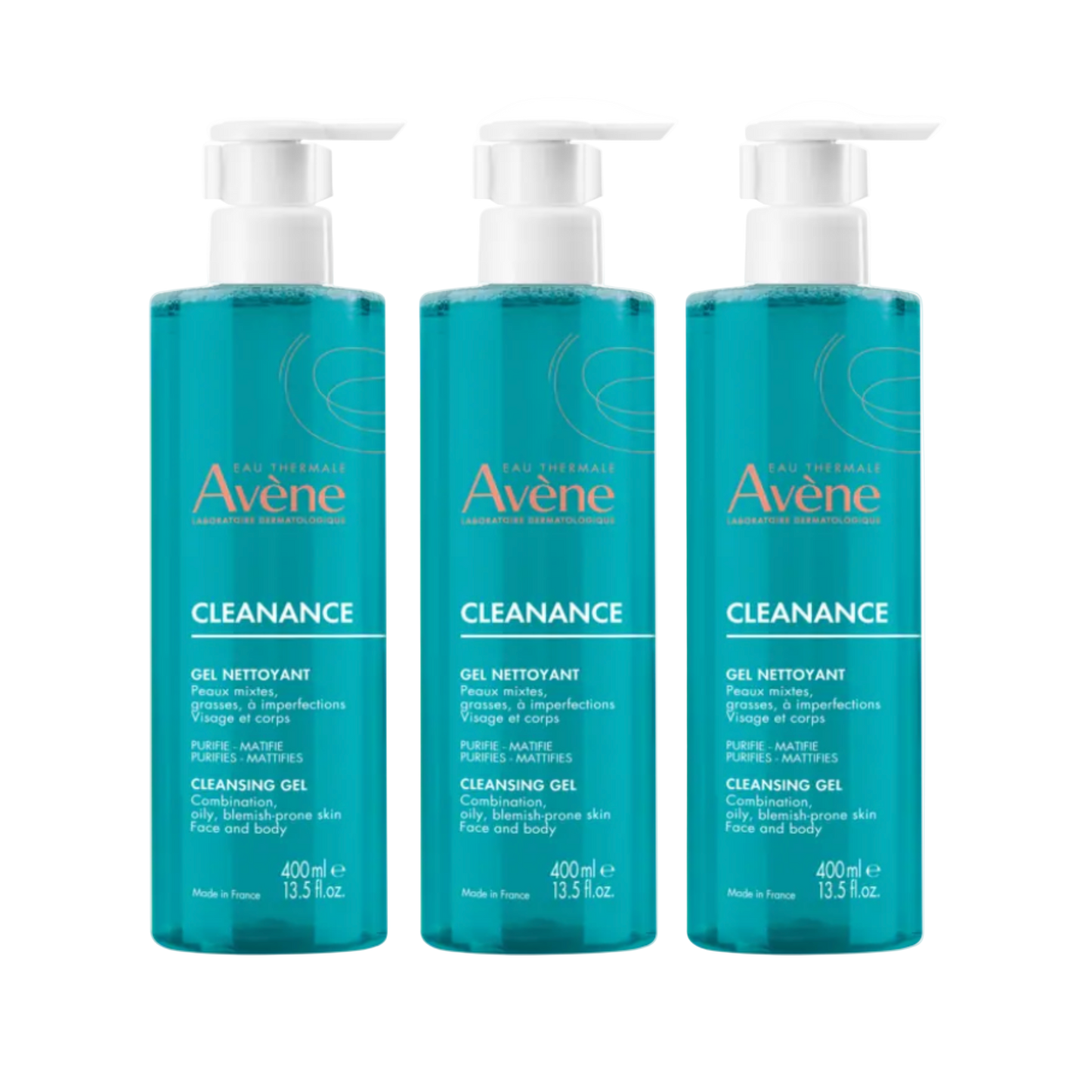 【AVENE】CLEANANCE GEL NETTOYANT 400ml <13.53 fl oz> 3pc
