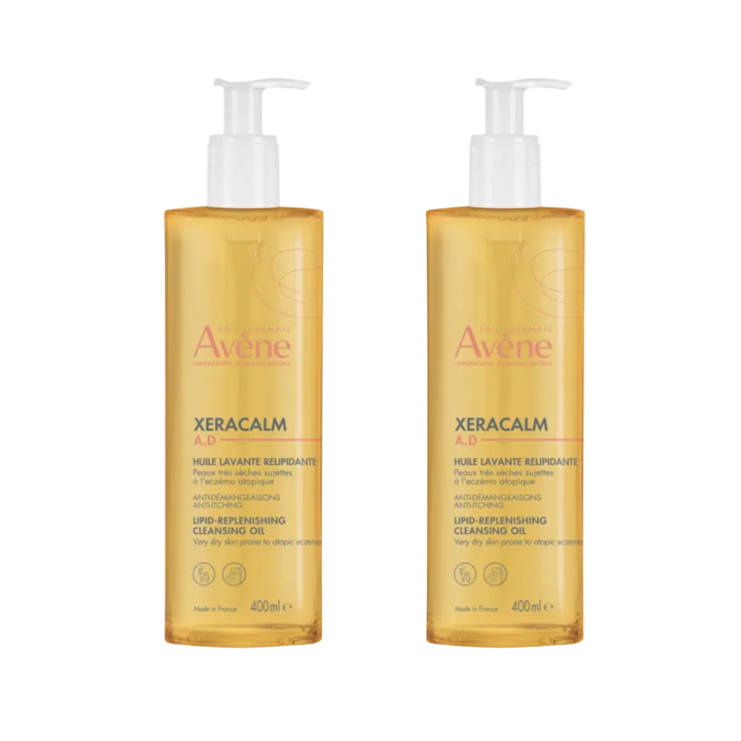 【AVENE】XERACALM A.D HUILE LAVANTE RELIPIDANTE 400ml <13.53 fl oz> 2pc