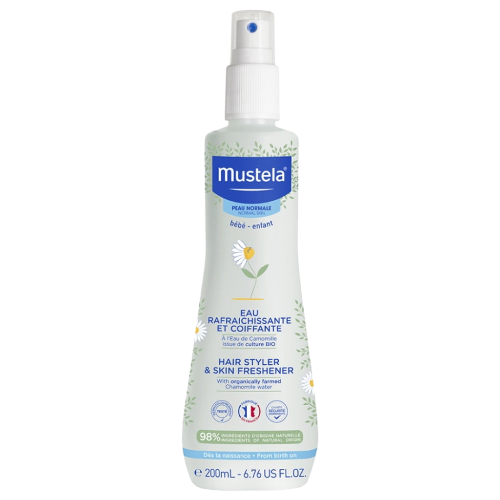 【Mustela】Refreshing & Styling Water with Organic Chamomile 200 mL <6.8 fl oz>