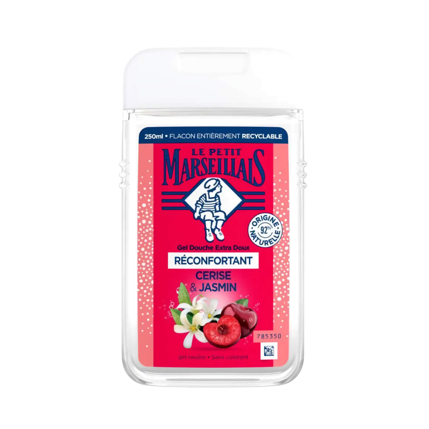 【Le Petit Marseillais】Extra Gentle Recomforting Shower Gel Cherry & Jasmine 250 mL <8.5 fl oz>