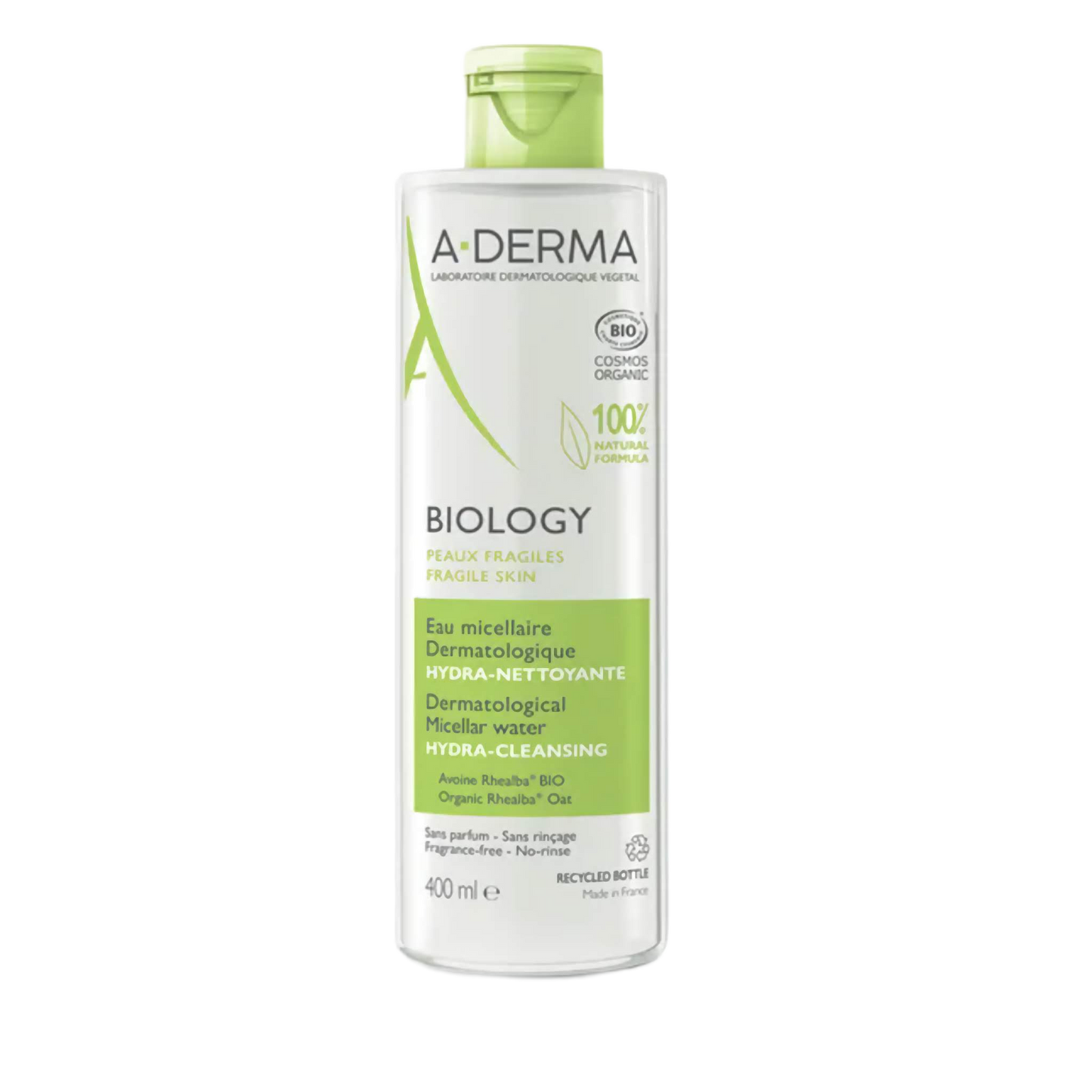 【A-DERMA】バイオロジー ミセラーウォーター 皮膚科用 ハイドロクレンジング 400 mL <13.5 fl oz>