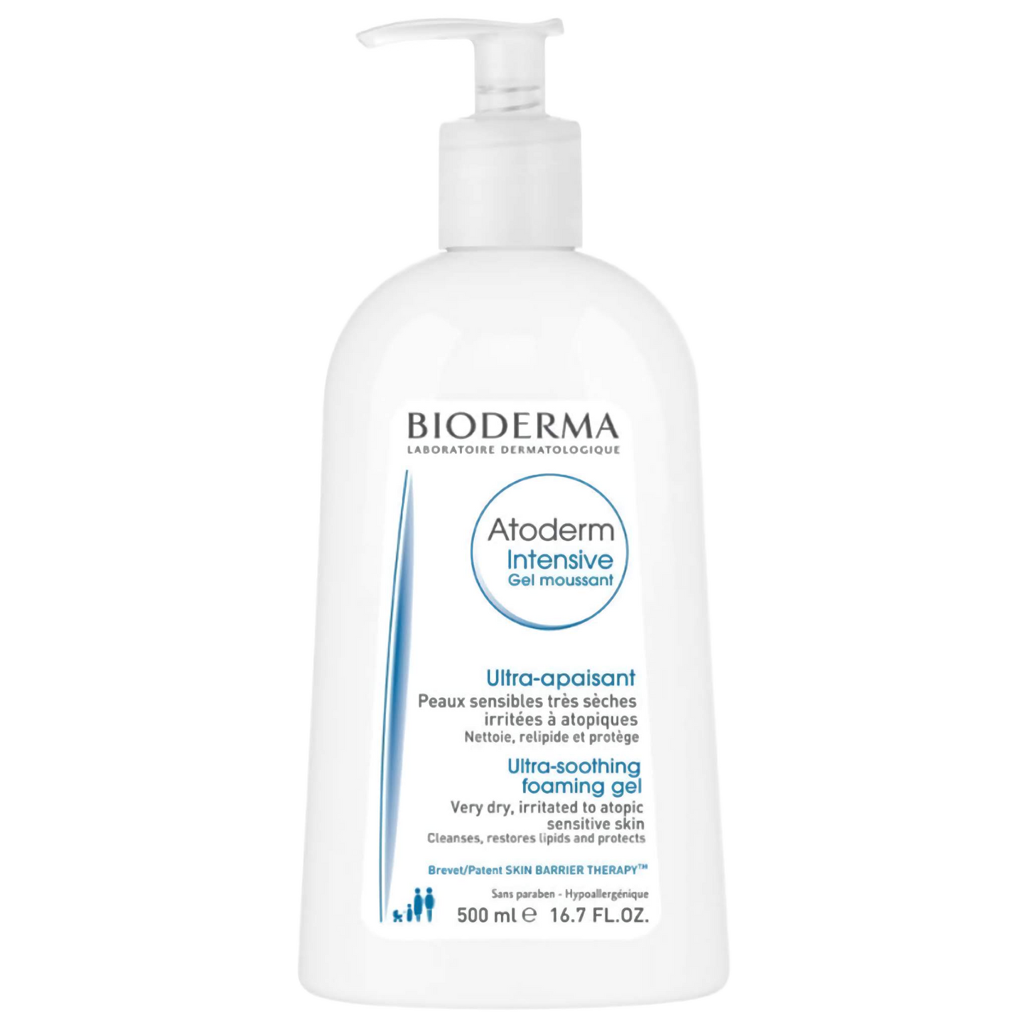 【BIODERMA】 ATODERM INTENSIVE GEL-MOUSSANT 500ml <16.91 fl oz>