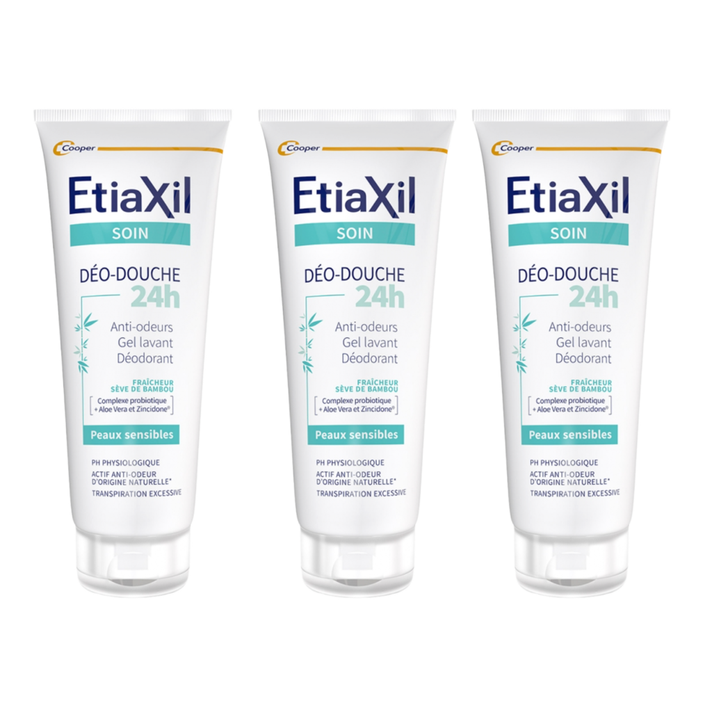 【Etiaxil】24小时沐浴护理除臭剂 200 mL <6.8 fl oz> 3件套