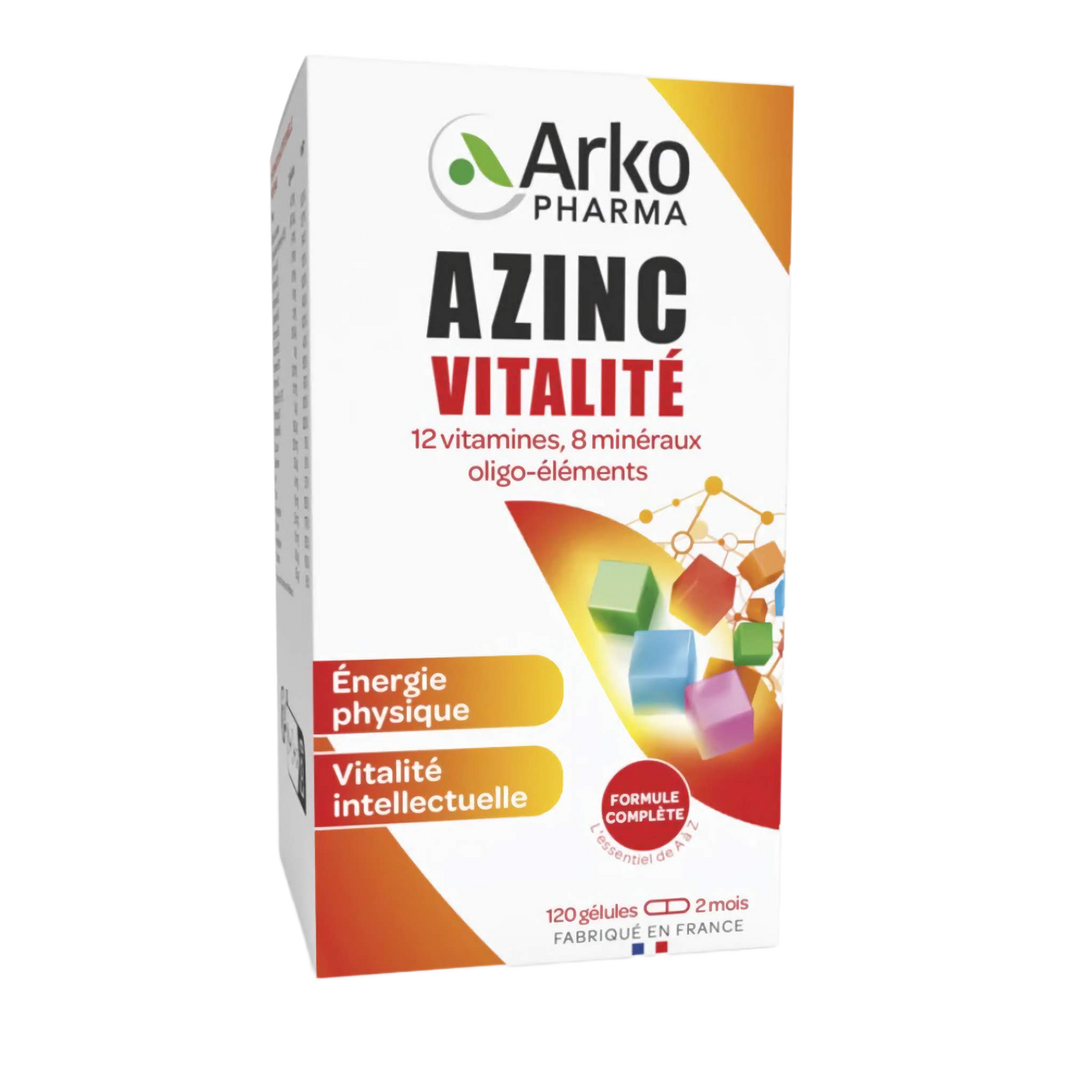 【Arkopharma】Azinc 活力 120 Capsules