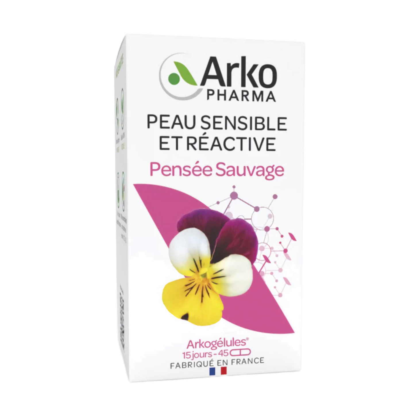 【Arkopharma】Arkogelules Organic Wild Pansy (Pensée Sauvage) 45 Capsules