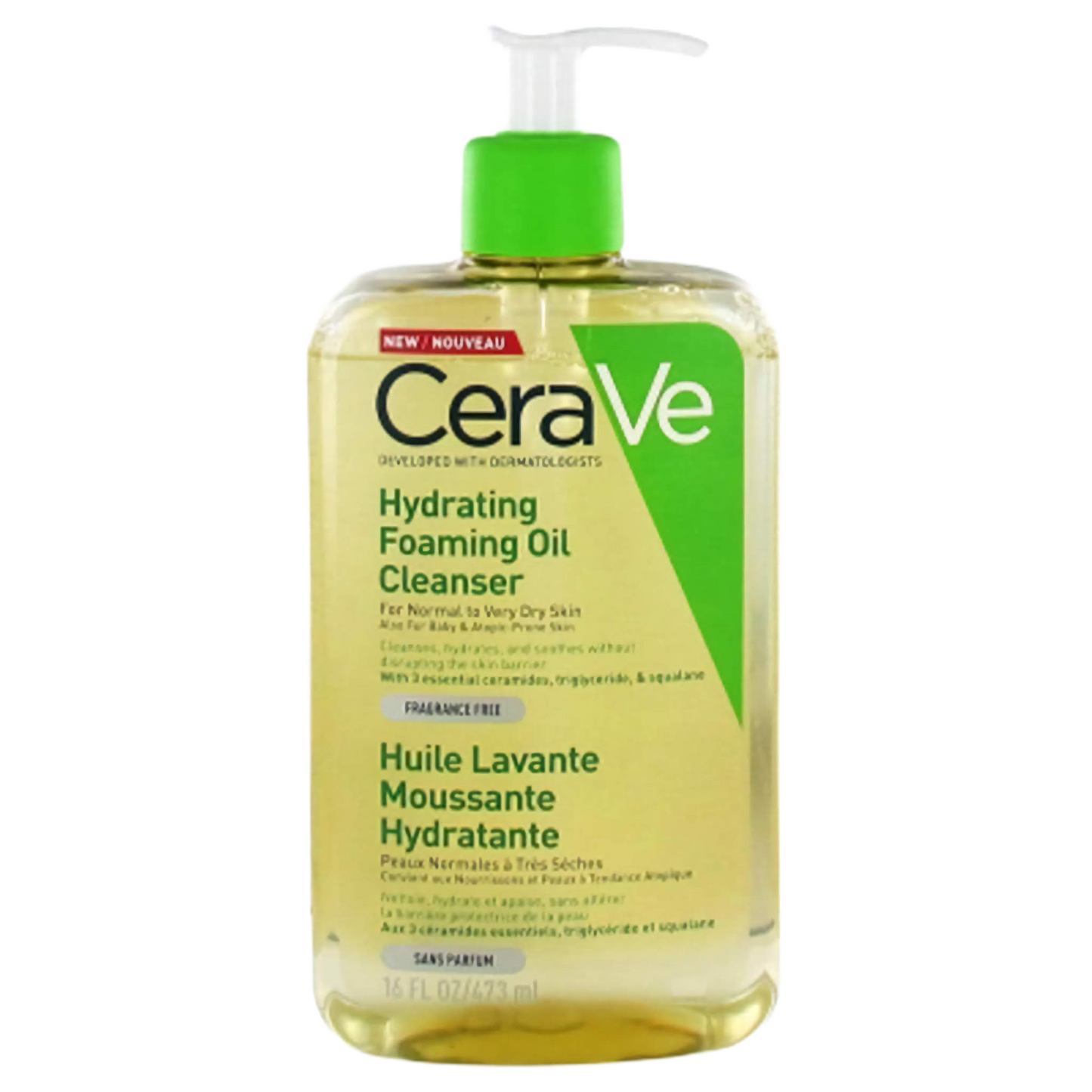【CeraVe】 HYDRATING FOAMING OIL CLEANSER 473ml <15.99 fl oz>