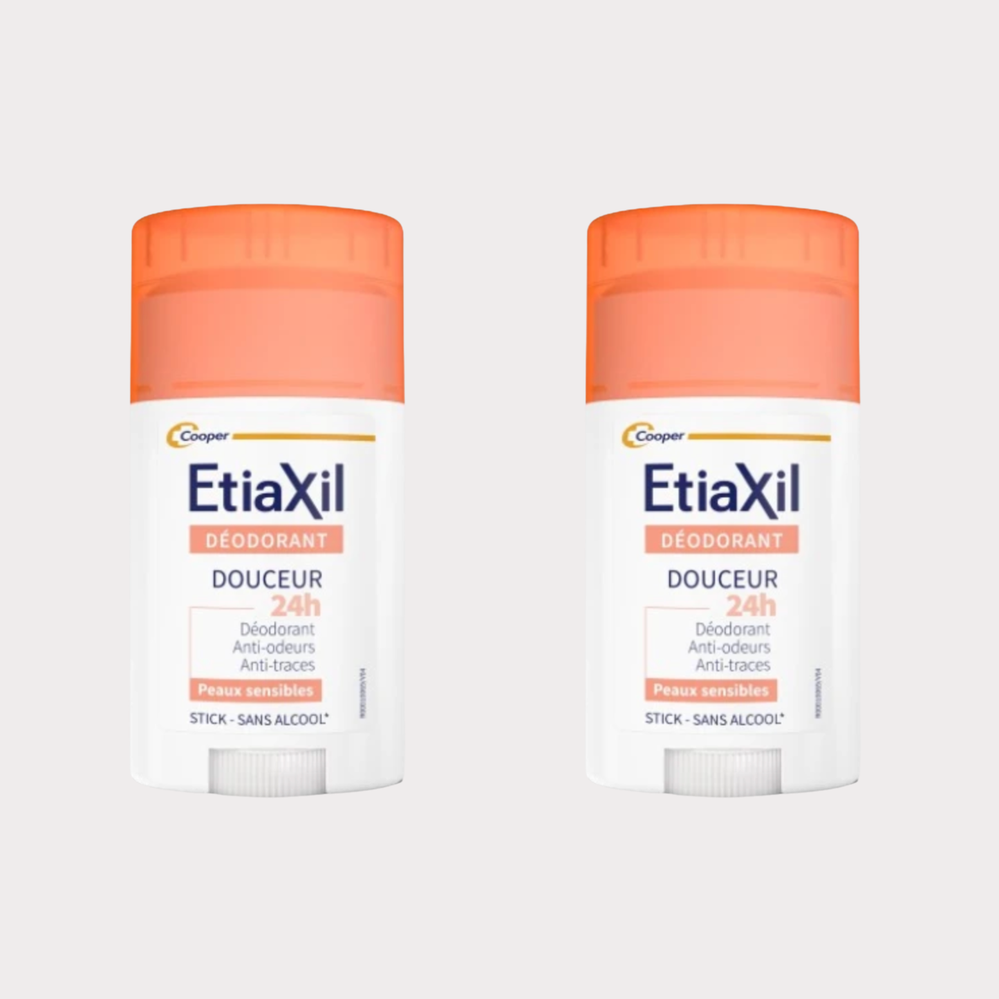 【Etiaxil】24小时柔软除臭棒 无铝盐 50 mL <1.7 fl oz> 2件套