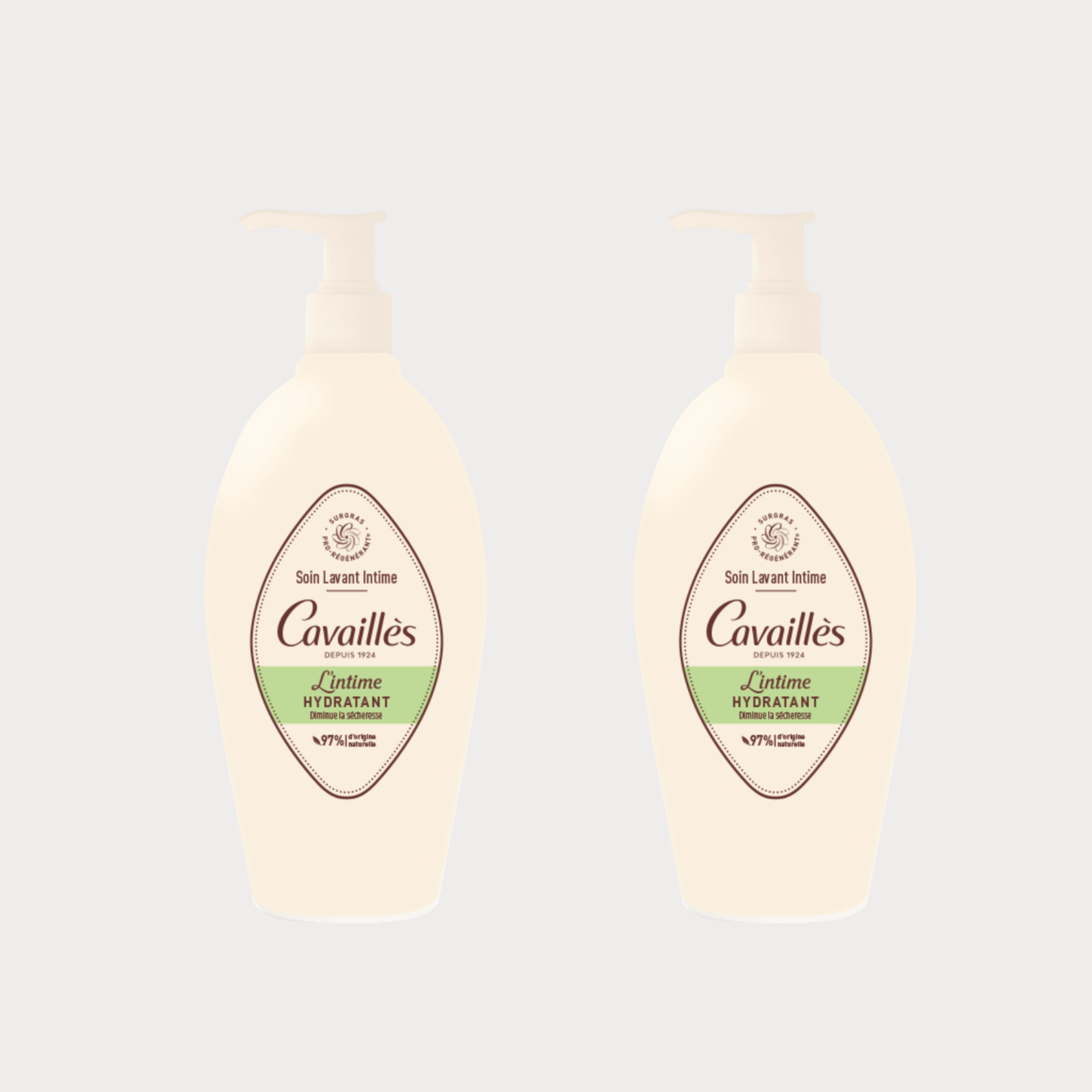 【Rogé Cavaillès】保湿私密洗液 250 mL <8.5 fl oz> 2件套装