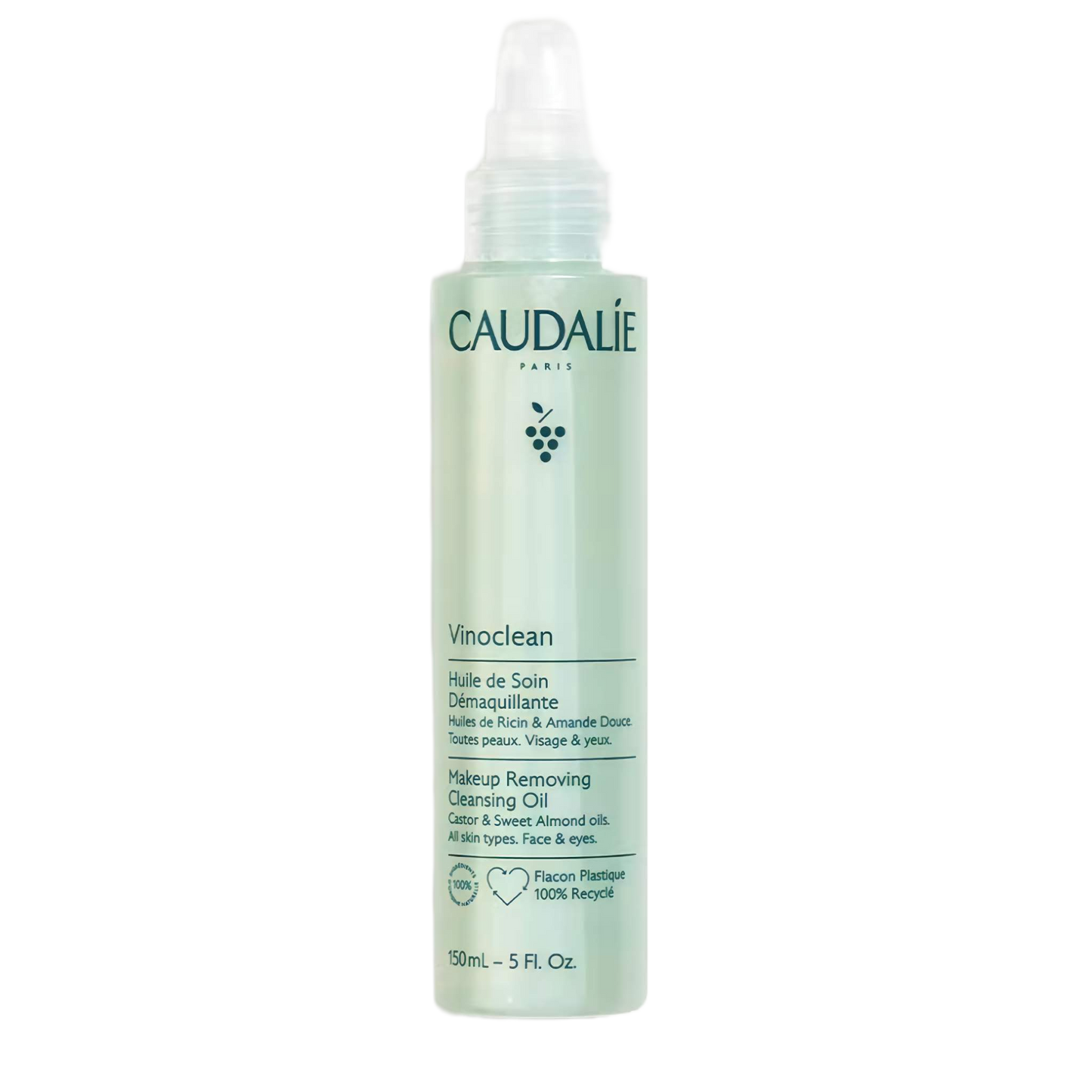 【Caudalie】Vinoclean Makeup Removing Cleansing Oil - 150 mL <5.1 fl oz>