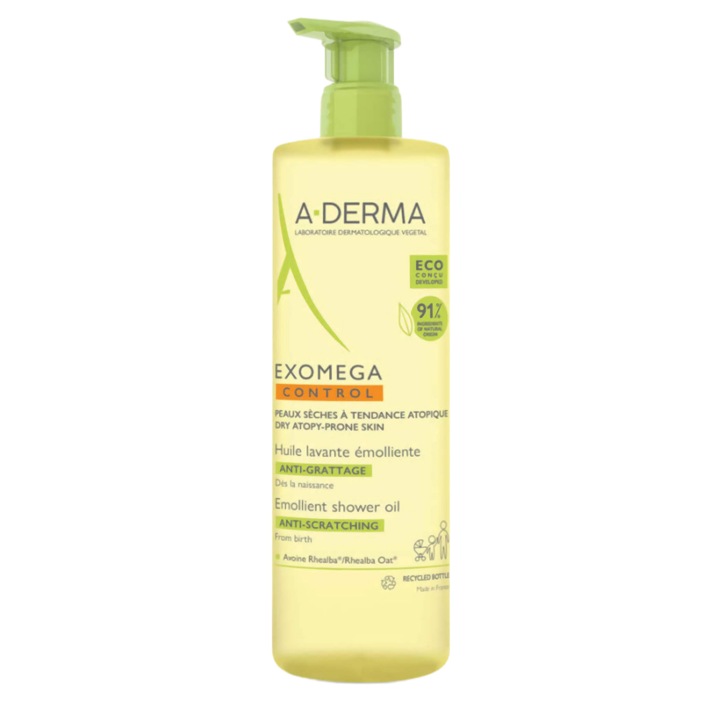 【A-DERMA】Exomega 控油润肤清洁油 抗抓挠 750 mL <25.4 fl oz>