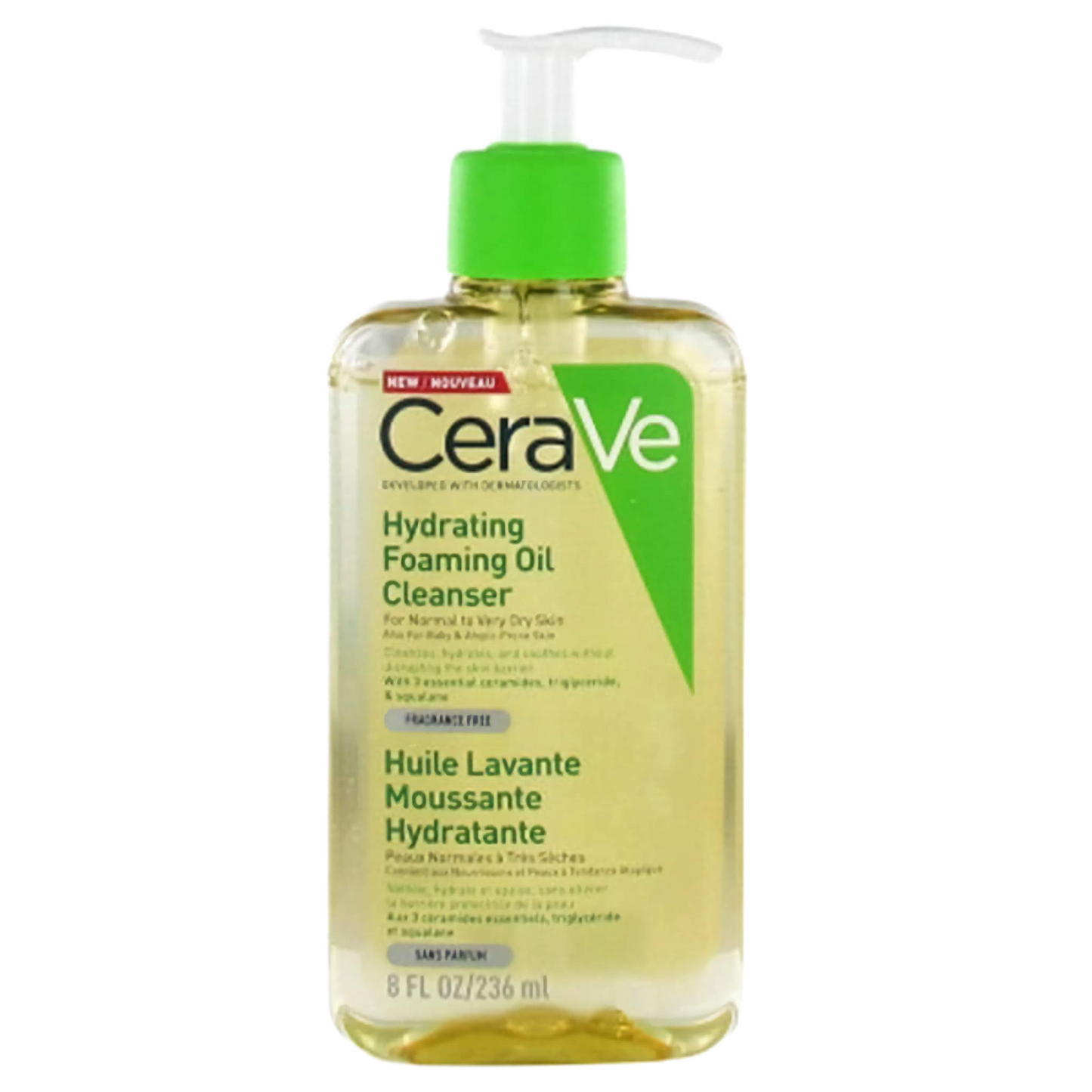 【CeraVe】 HYDRATING FOAMING OIL CLEANSER 236ml <7.98 fl oz>