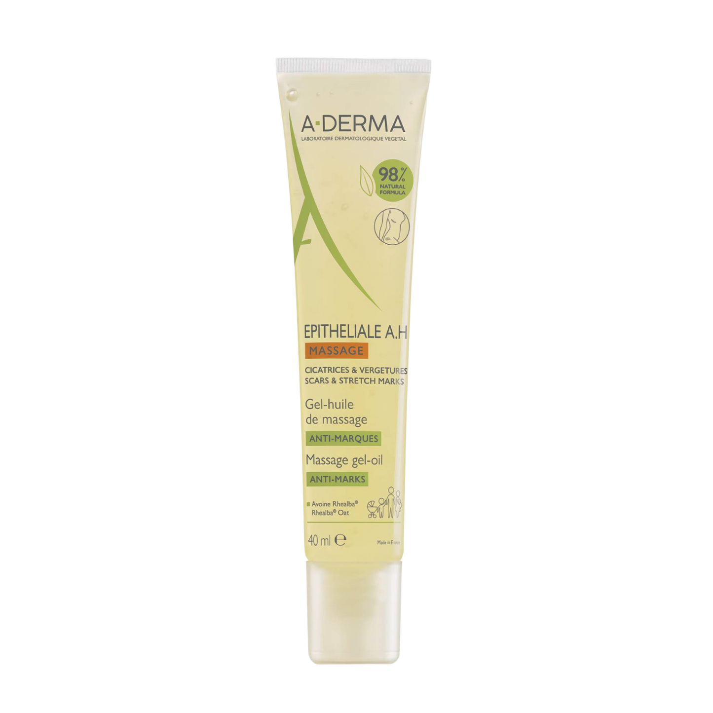 【A-DERMA】A-DERMA 皮肤修复按摩油胶 防痕按摩 40 mL <1.4 fl oz>
