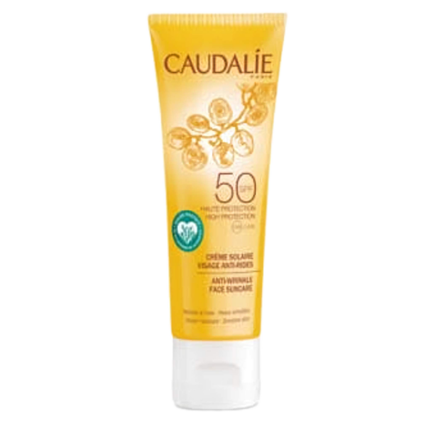 【CAUDALIE】CREME SOLAIRE VISAGE ANTI-RIDES SPF50+ 50ml <1.69 fl oz>