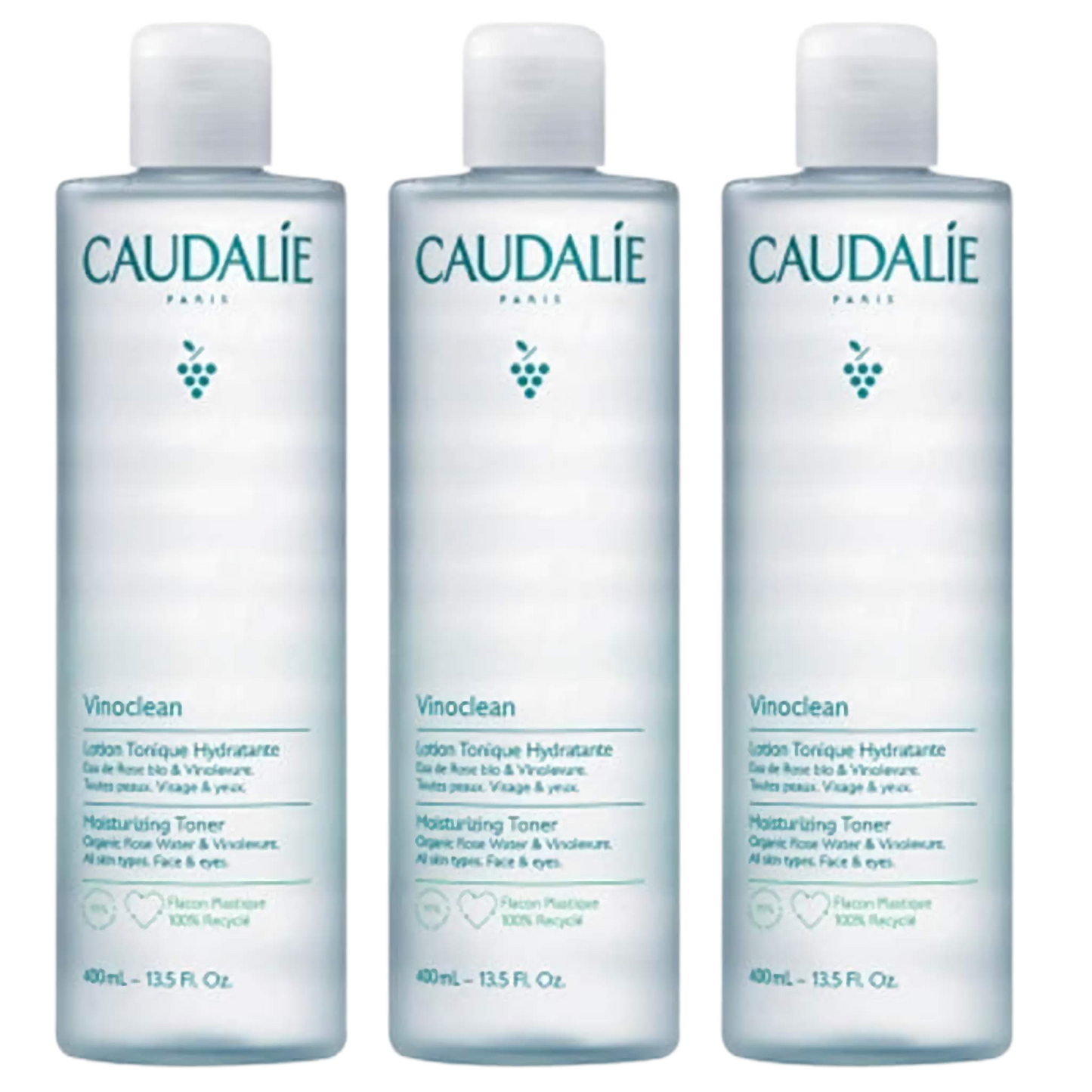 【CAUDALIE】VINOCLEAN LOTION TONIQUE HYDRATANTE - 400ml <13.53 fl oz> 3pc
