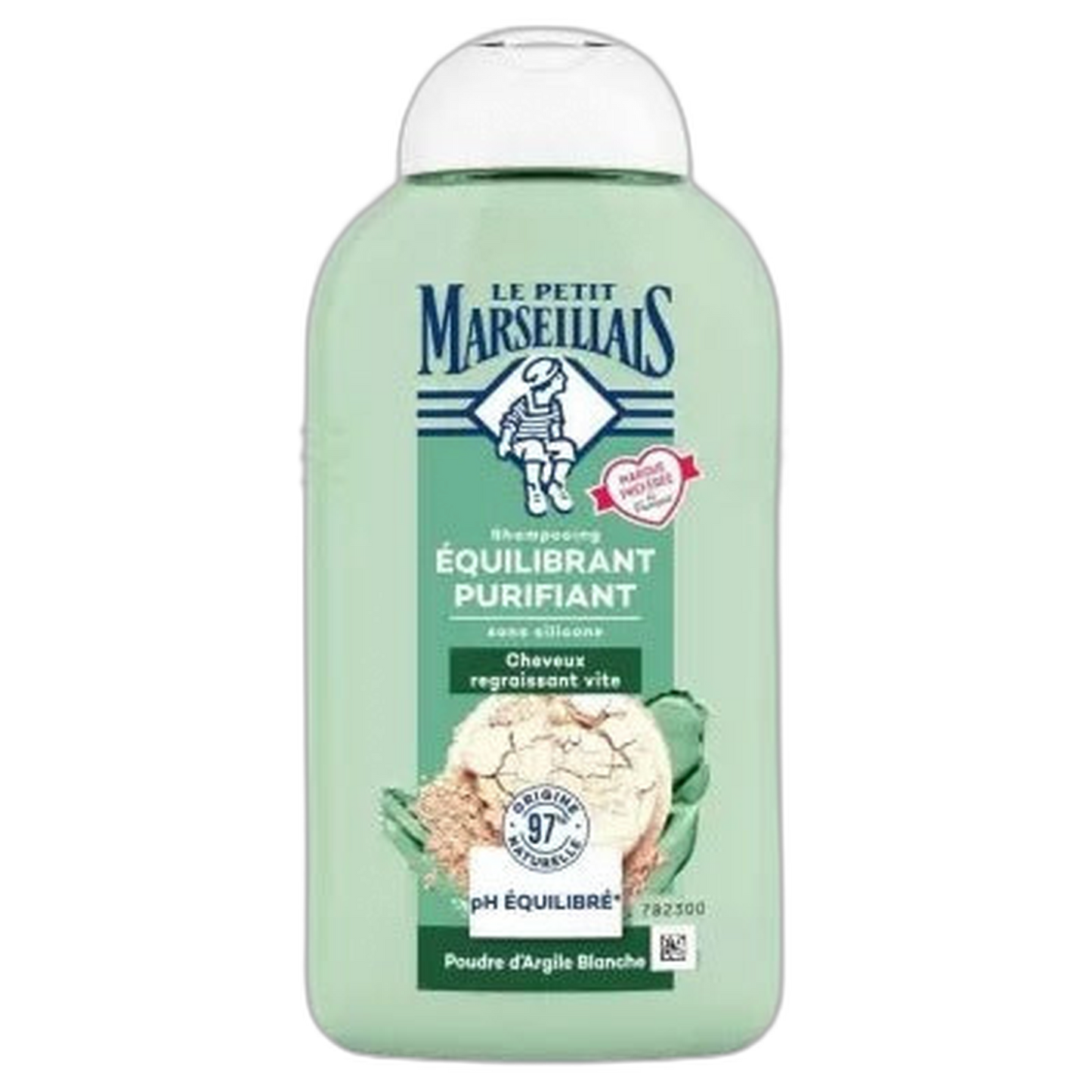 【Le Petit Marseillais】バランシング ピュリファイング シャンプー ホワイトクレイ配合 250 mL <8.5 fl oz>