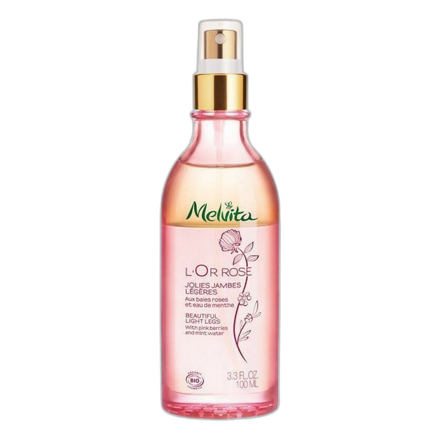 【Melvita】玫瑰光輕盈腿部凝膠 100 mL <3.4 fl oz>
