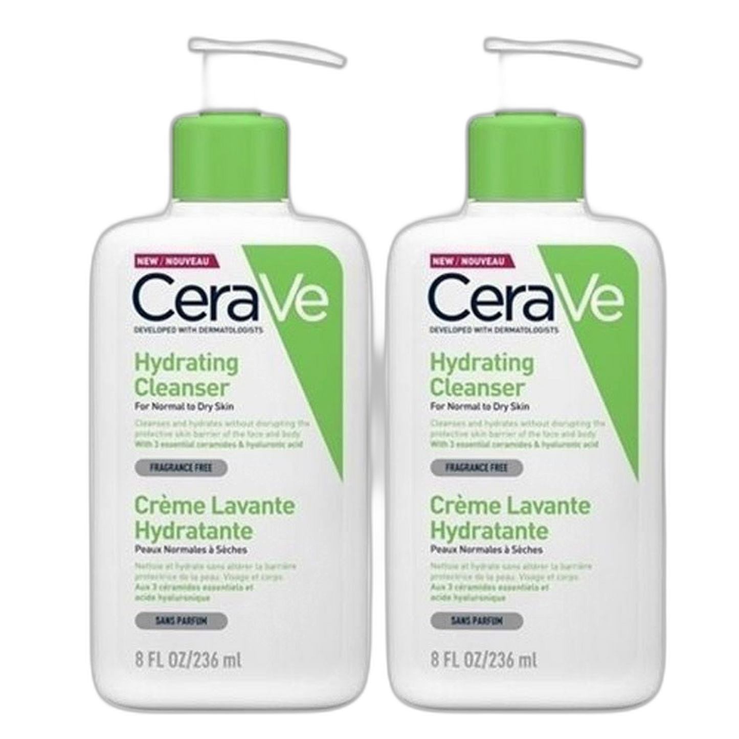 【CeraVe】保湿洁面乳 236 mL <8.0 fl oz> 2件套