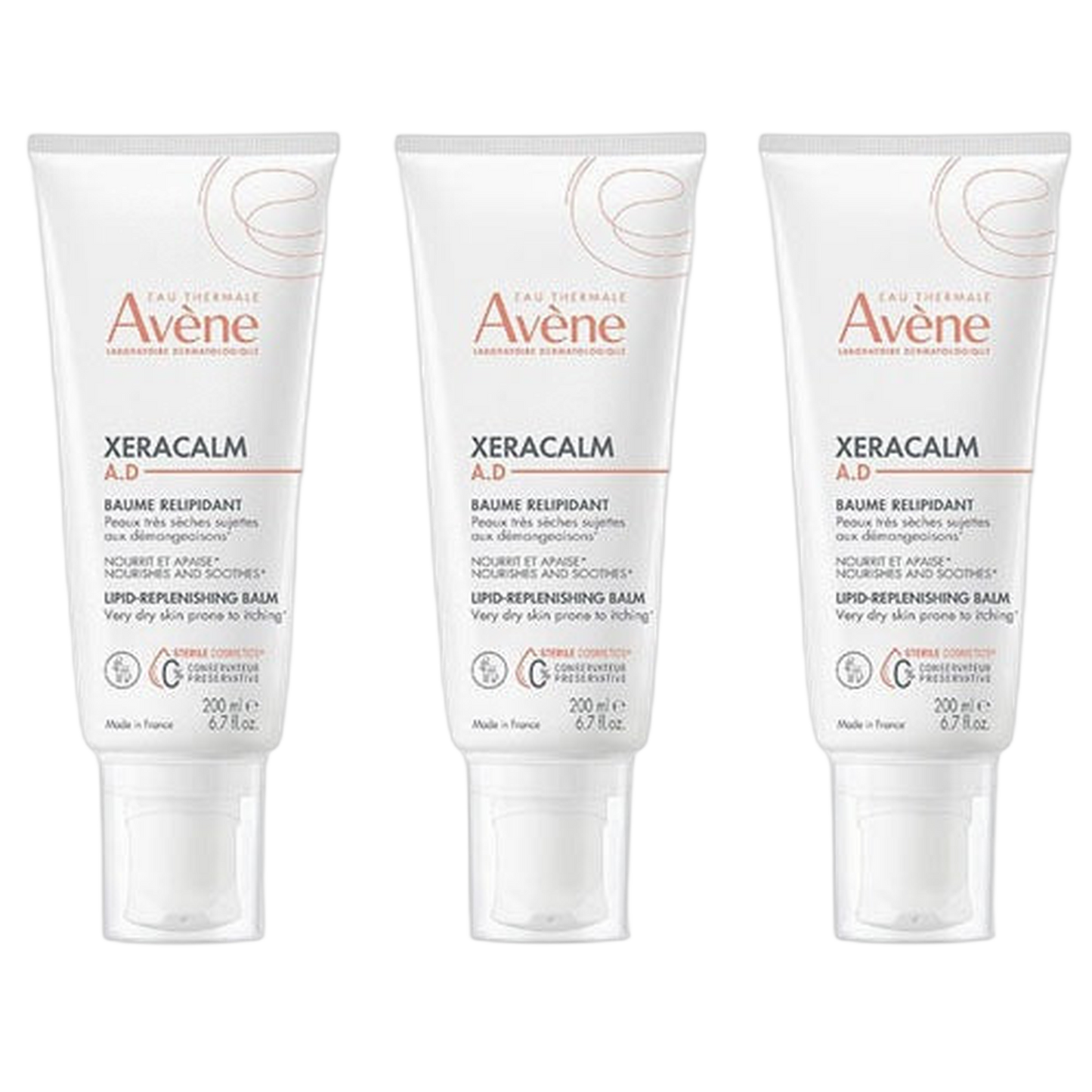 【AVENE】 XERACALM A.D BAUME RELIPIDANT 200ml <6.76 fl oz> 3pc