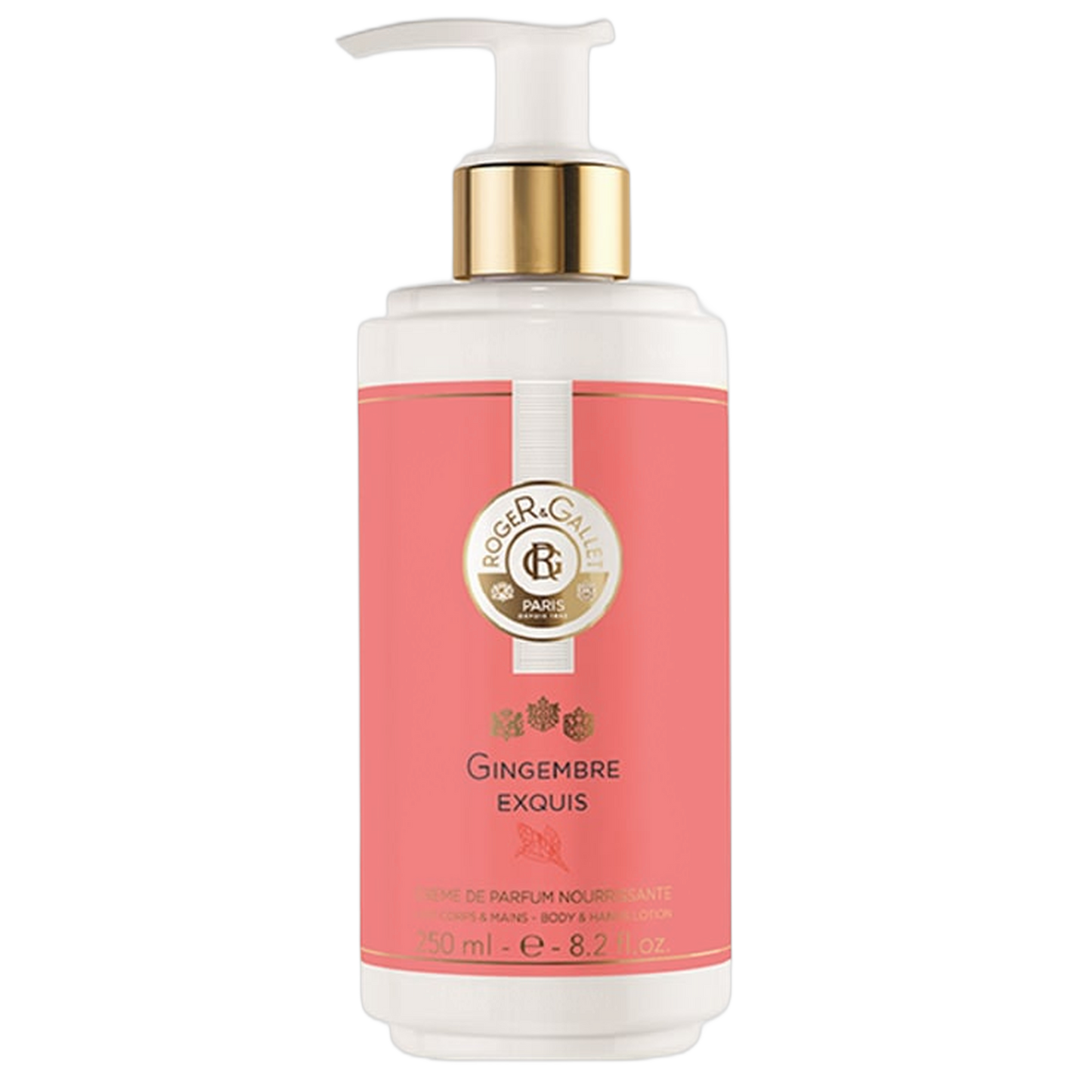 【ROGER & GALLET】EXTRAIT DE COLOGNE GINGEMBRE EXQUIS CREME PARFUM NOURRISSANTE 250ml <8.5 fl oz>