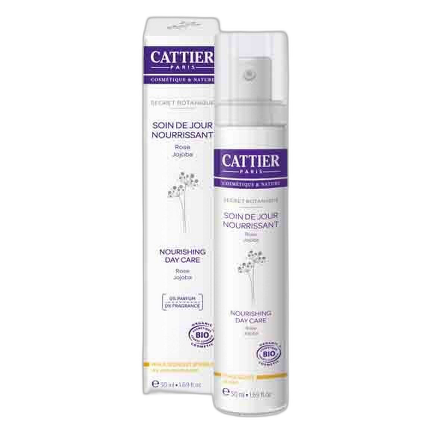 【Cattier】セクレ・ボタニック モイスチャライジング デイクリーム 50 mL <1.7 fl oz>