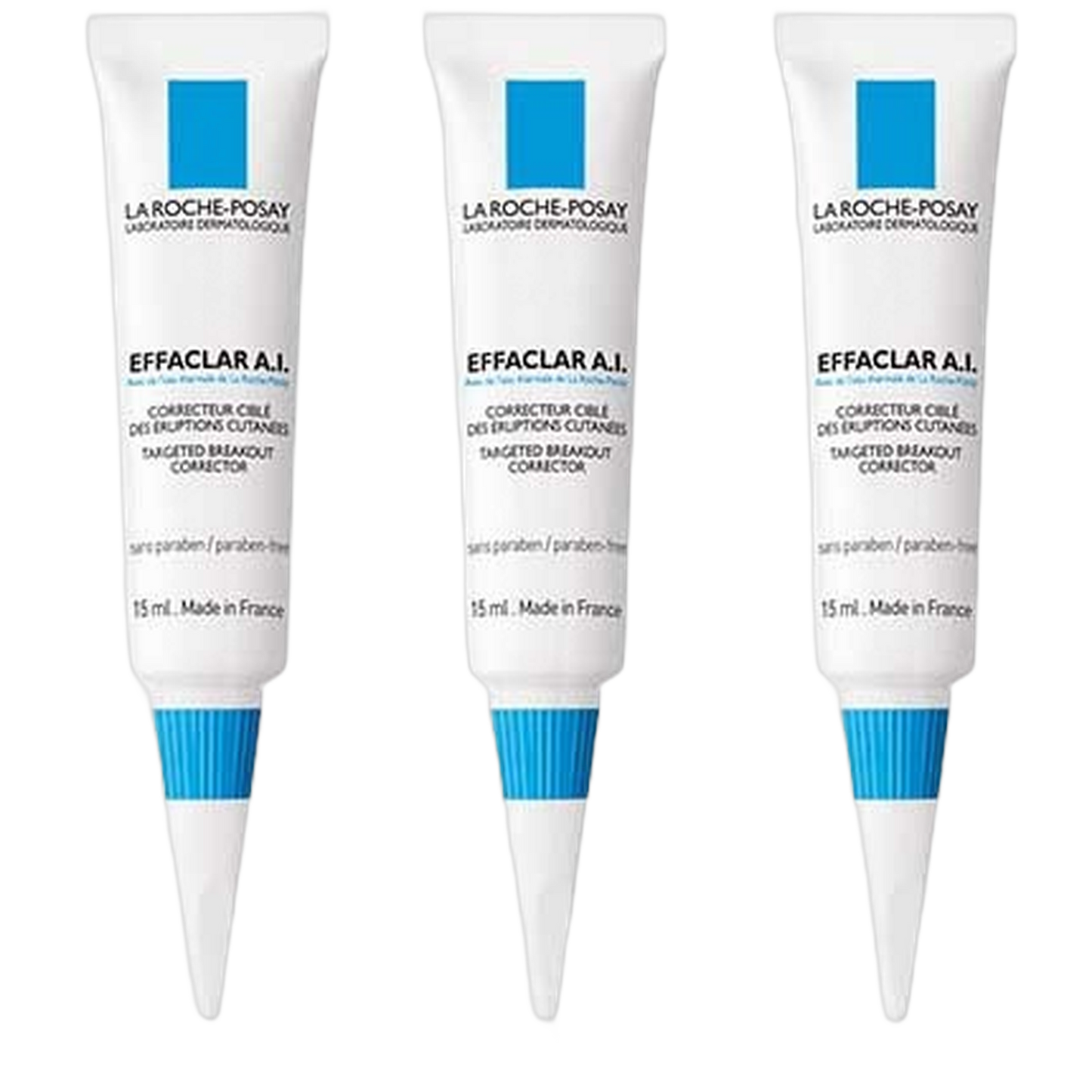 【LA ROCHE POSAY】EFFACLAR A.I. 15ml <0.51 fl oz> 3pc set