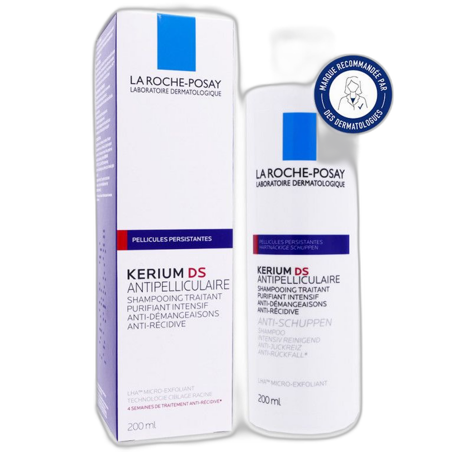 【La Roche-Posay】Kerium DS 去屑洗髮精 200 mL <6.8 fl oz>