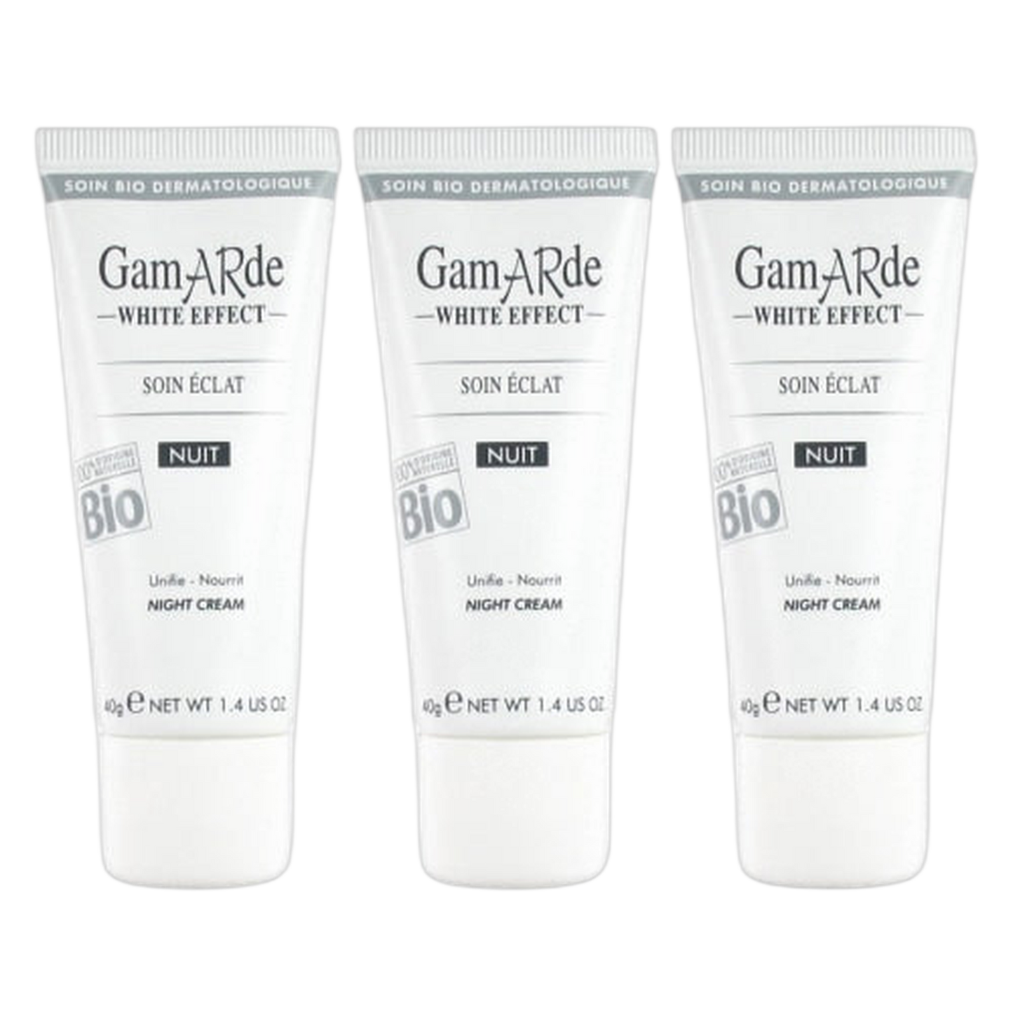 【GAMARDE】WHITE EFFECT SOIN ECLAT NUIT 40ml <1.4 fl oz> 3pc