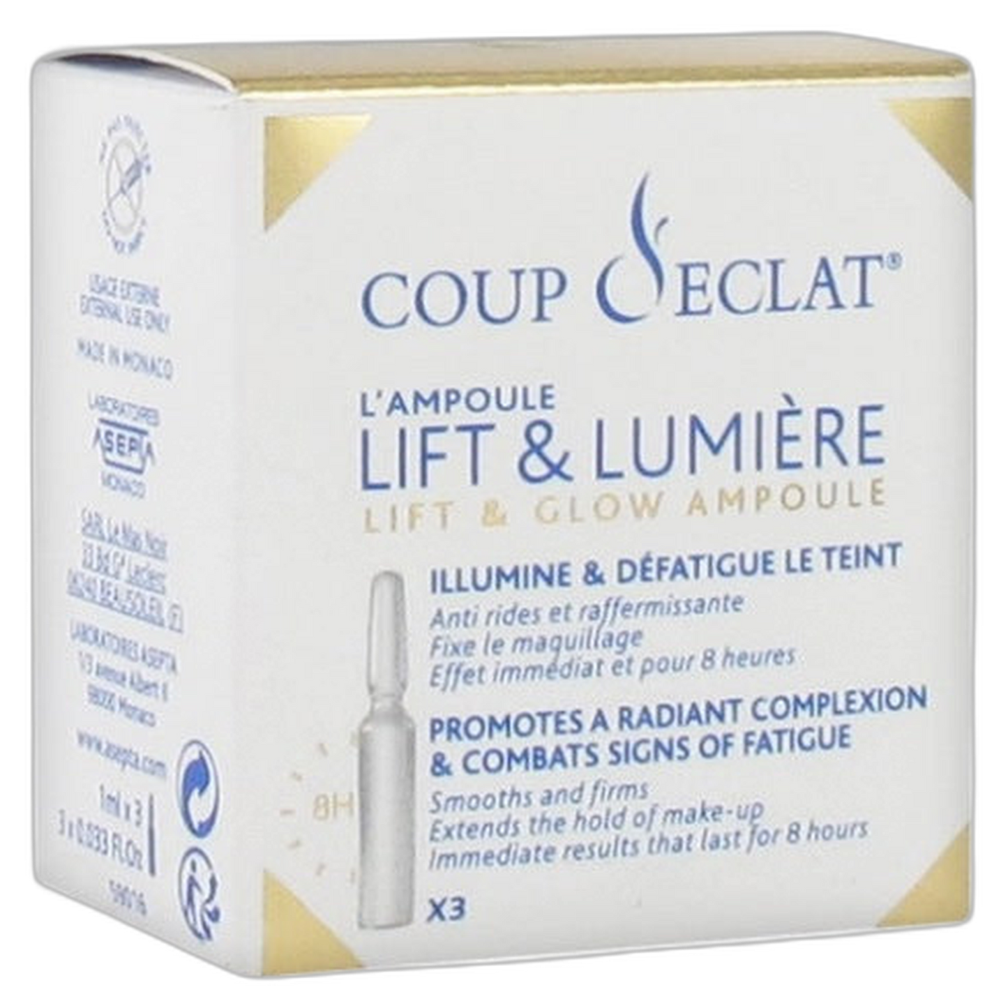 【COUP D’ECLAT】提升亮肤安瓶 1 mL <0.0 fl oz> 3 支安瓶