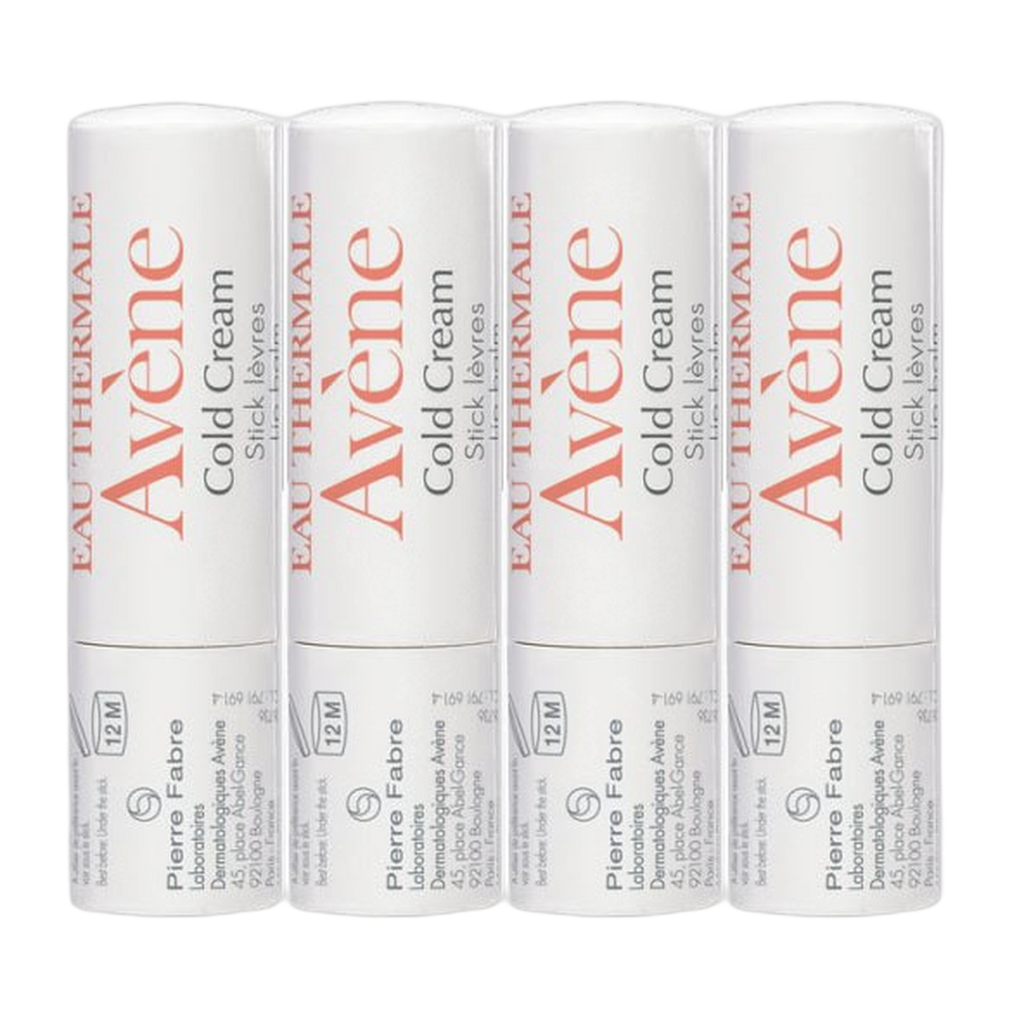 【AVENE】 COLD CREAM STICK LEVRES LIP BALMS 3g <0.11 oz> 4pc