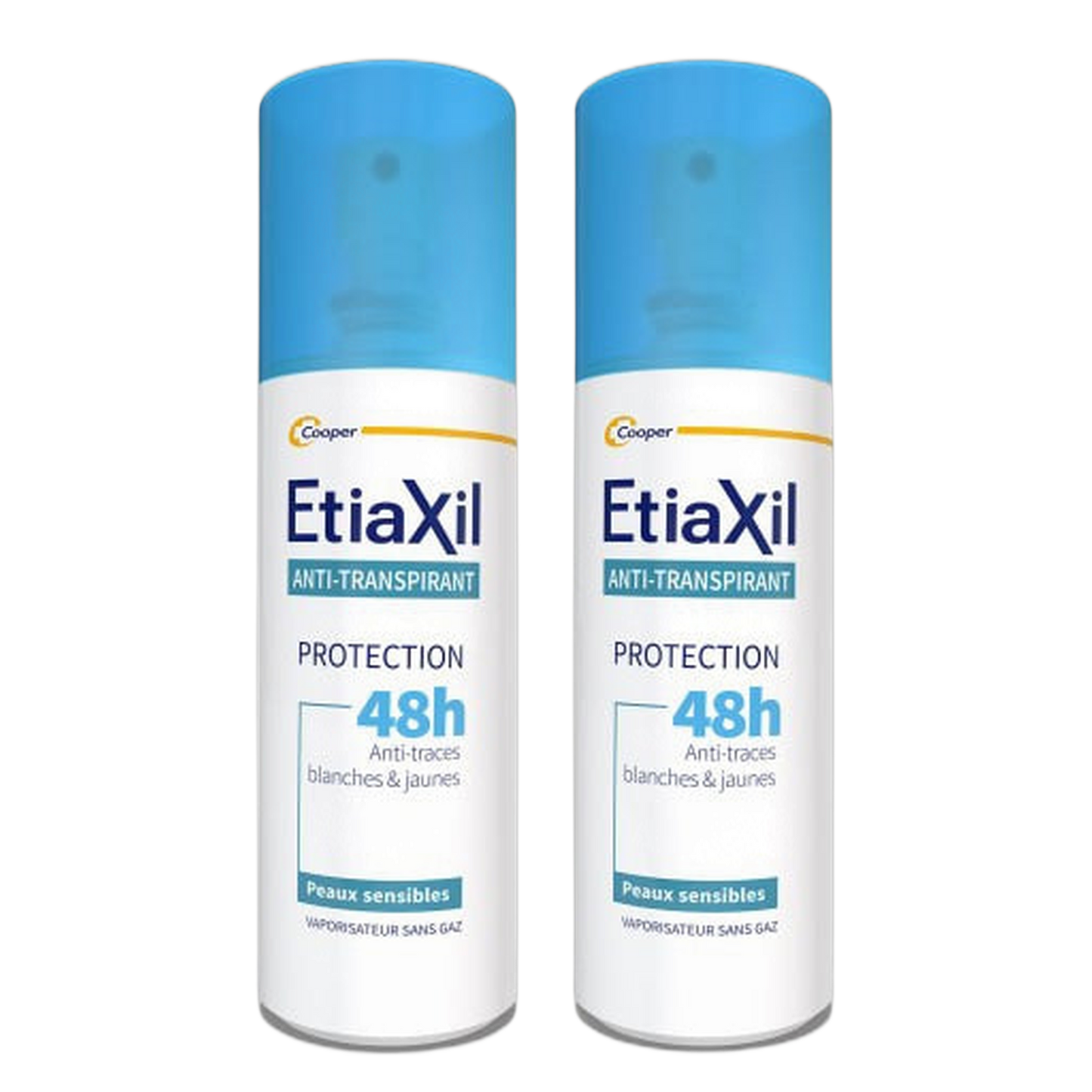 【Etiaxil】DEODRANT ANTI-TRANSPIRANT SPRAY 48H SANS GAS 100ml <3.4 fl oz> 2pc