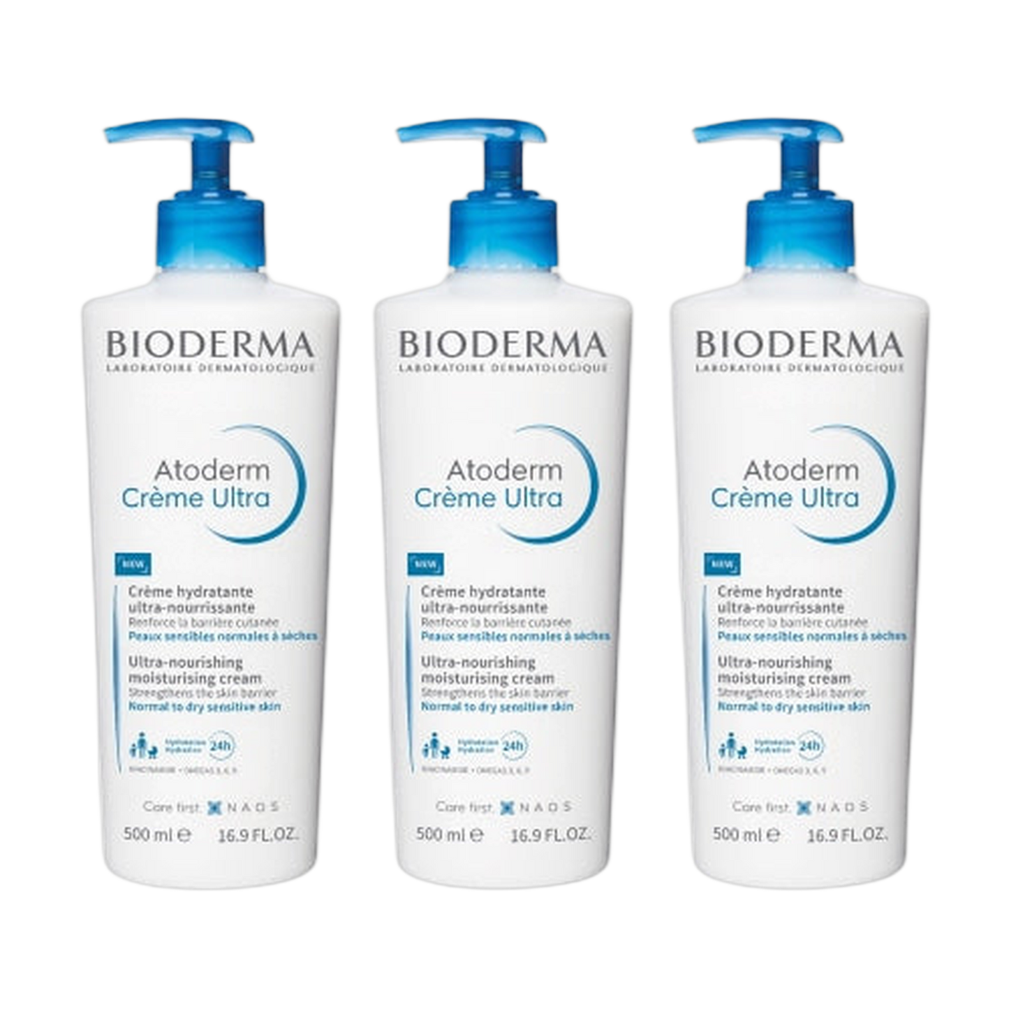 【BIODERMA】ATODERM CREME ULTRA 500ml 3pcs <16.91 fl oz>