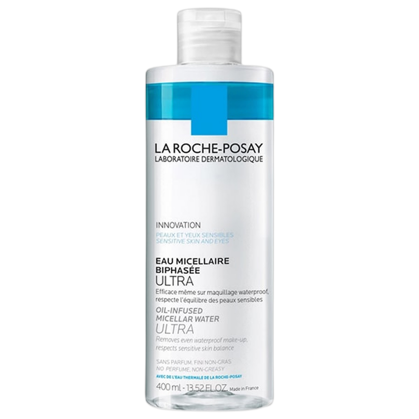 【LA ROCHE POSAY】EAU MICELLAIRE BIPHASEE ULTRA PEAUX SENSIBLES 400ml <13.53 fl oz>