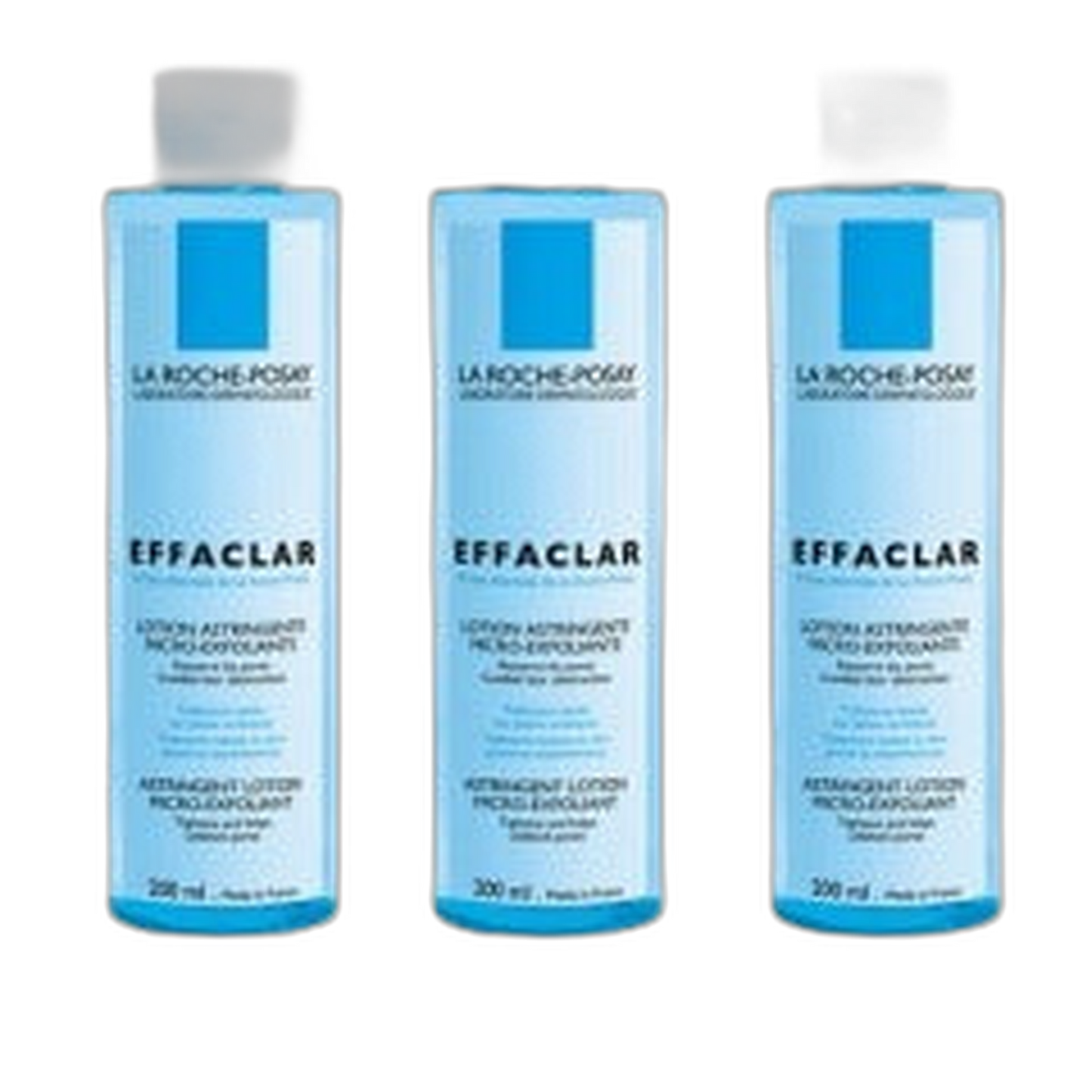【La Roche-Posay】Effaclar Micro-Exfoliating Astringent Lotion 200 mL <6.8 fl oz> 3pc set