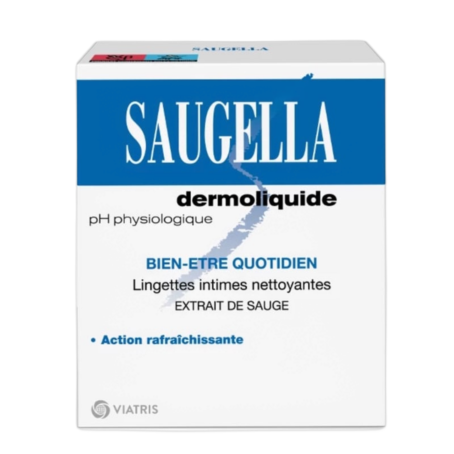 【SAUGELLA】DERMOLIQUIDE 10 INTIMATE CLEANSING WIPES