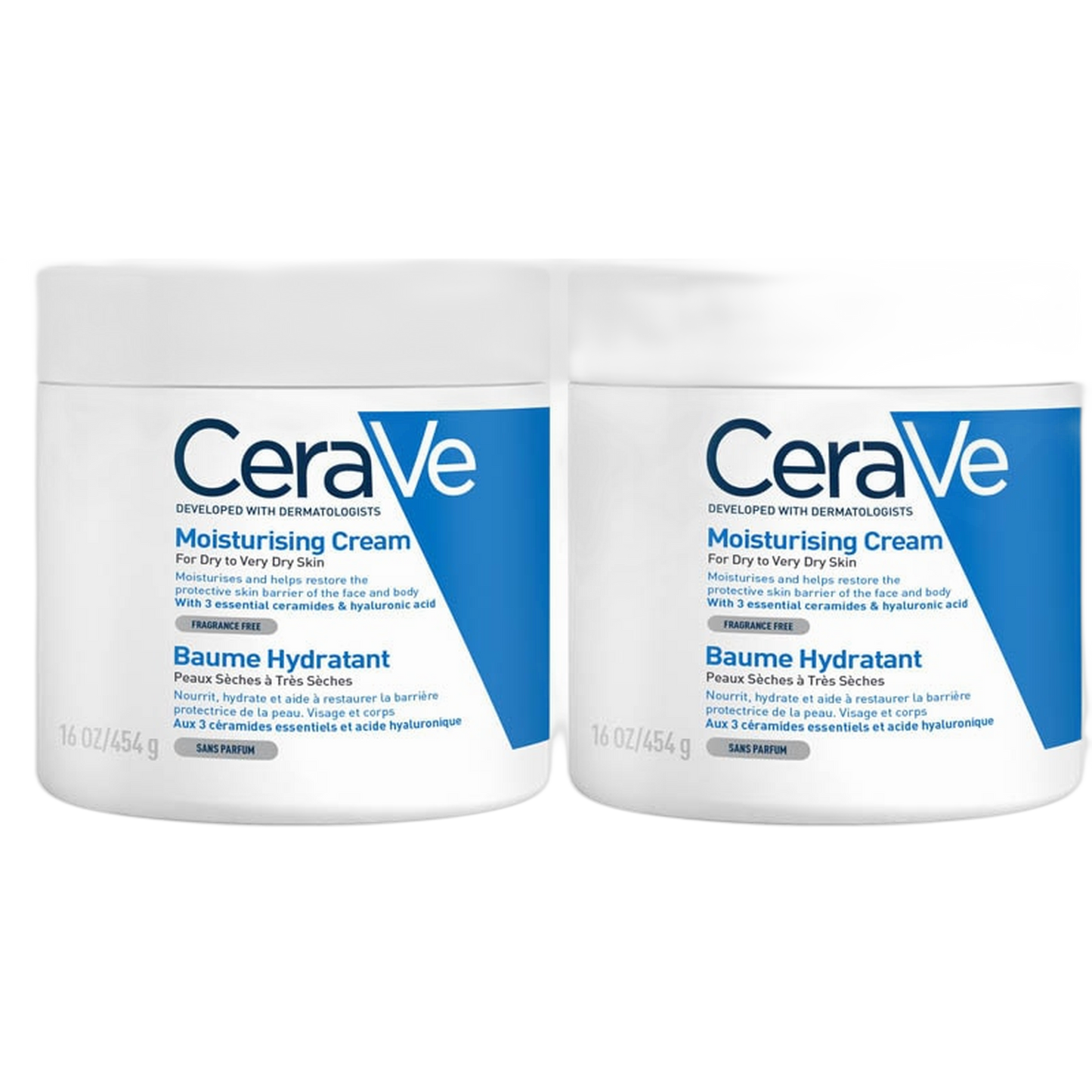 【CeraVe】 MOISTURISING CREAM- 454ml <15.35 fl oz> 2pc