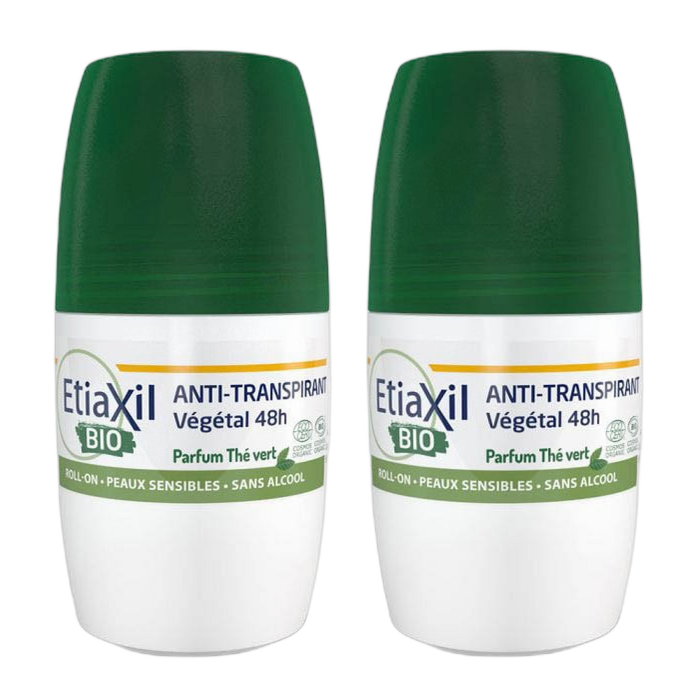 【Etiaxil】DEODRANT VEGETAL 24H 50ml <1.7 fl oz> 2pc (AVEC THE VERT PARFAM SANS SELS D'ALUMINUM SANS ALCOOL)