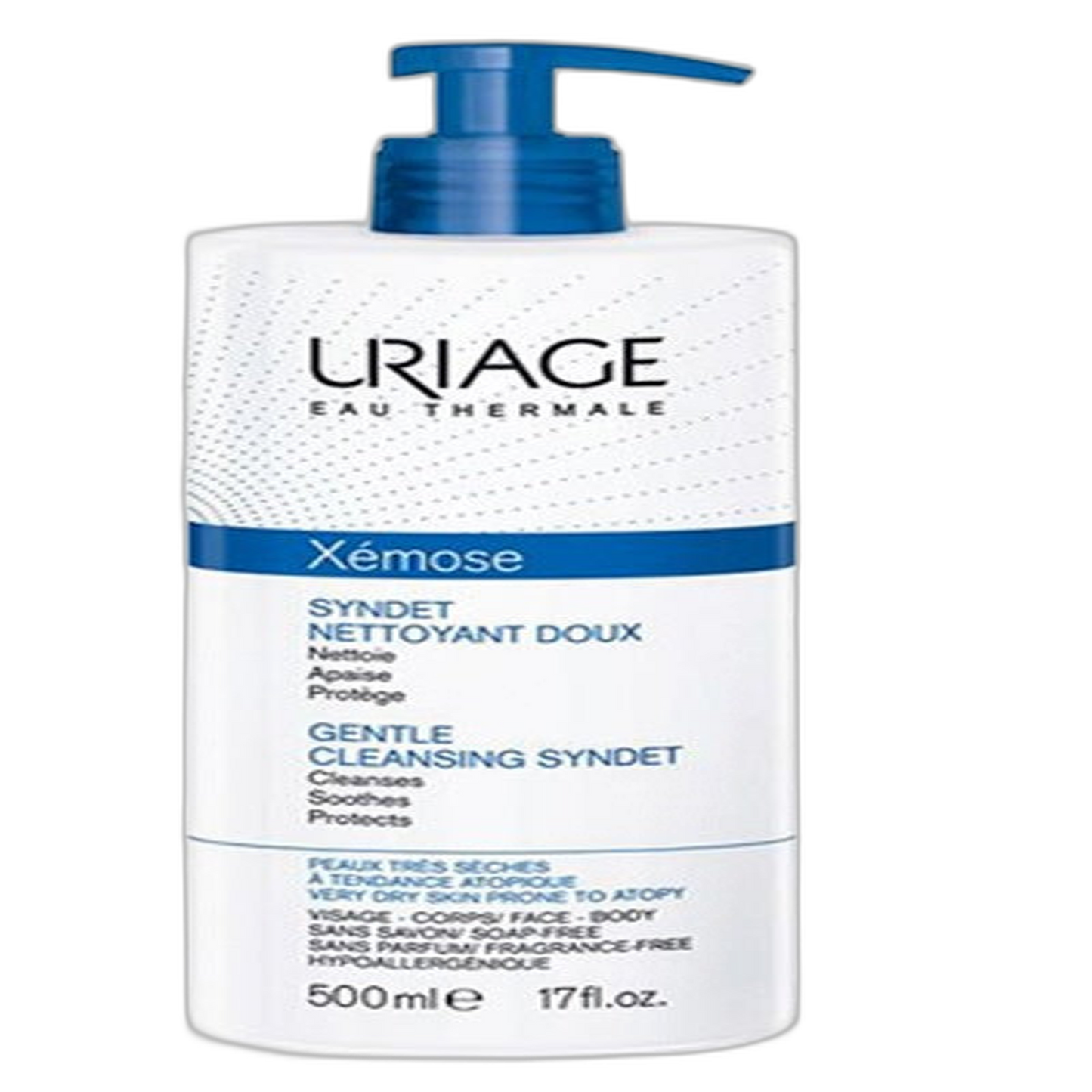 【Uriage】Xémose 温和洁净合成洁面乳 500 mL <16.9 fl oz>