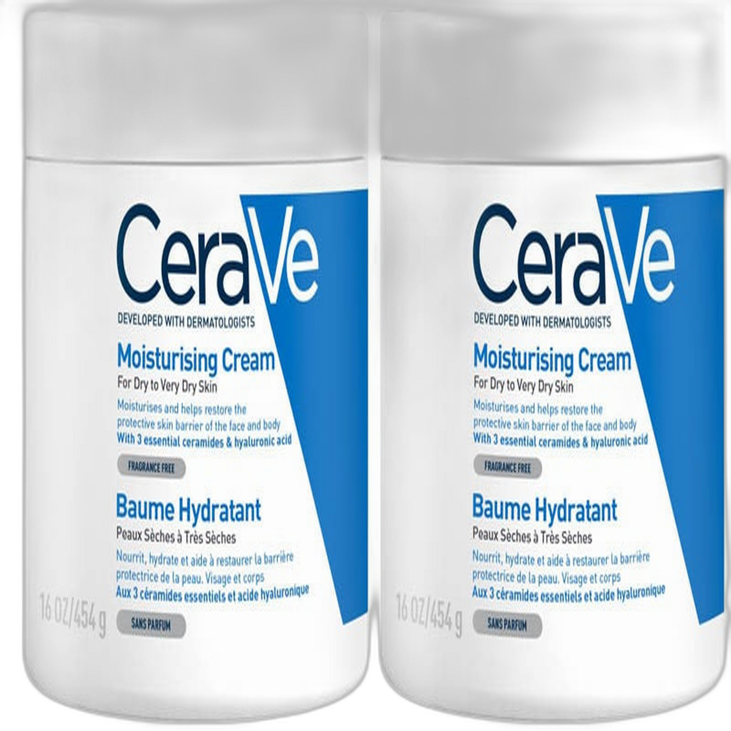 【CeraVe】モイスチャライジングクリーム 454 mL <15.4 fl oz> 2個セット