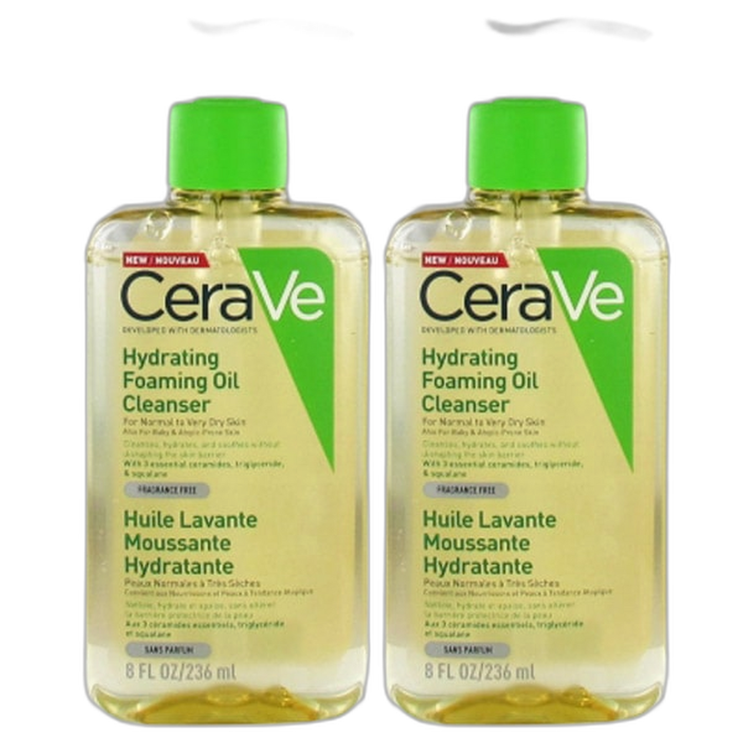 【CeraVe】保濕泡沫油潔面乳 236 mL <8.0 fl oz> 2件組