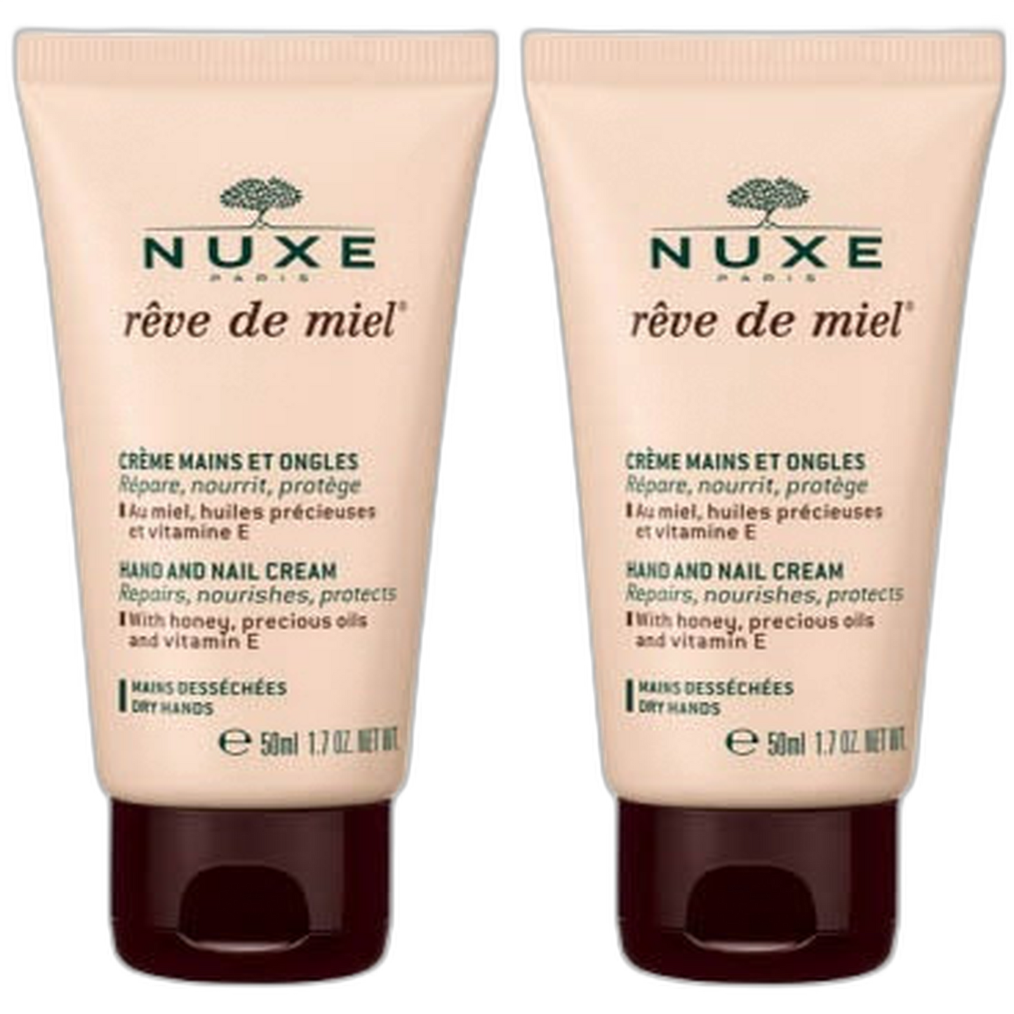【NUXE】Rêve De Miel Hand And Nail Cream 50 mL <1.7 fl oz> 2pc Set