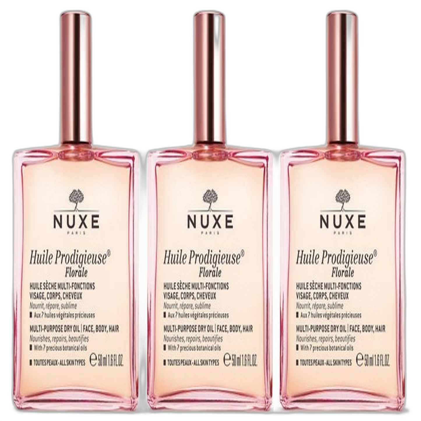 【NUXE】花漾多效乾性油 50 mL <1.7 fl oz> 3件組合