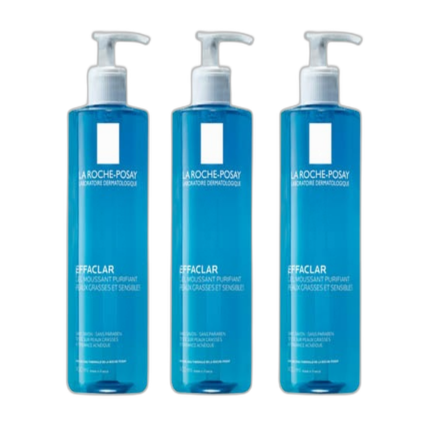 【La Roche-Posay】エファクラ ピュリファイング フォーミング ジェル(無添加石鹸) 400 mL <13.5 fl oz> 3個セット