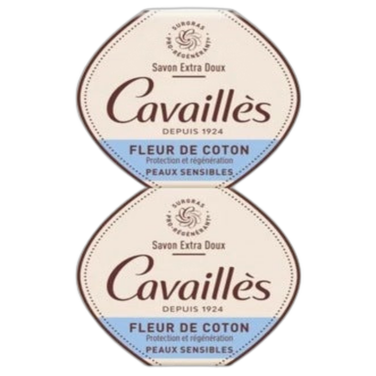 【Rogé Cavaillès】Extra Soft Cotton Flower Soap 250g <8.47 oz> 4pc set