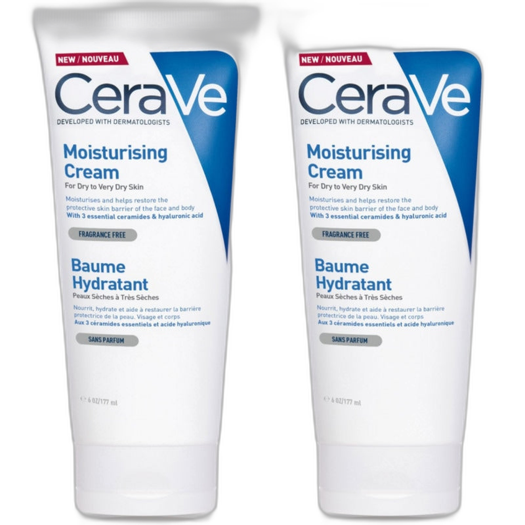 CeraVe】モイスチャライジングクリーム 177 mL <6.0 fl oz> 2個
